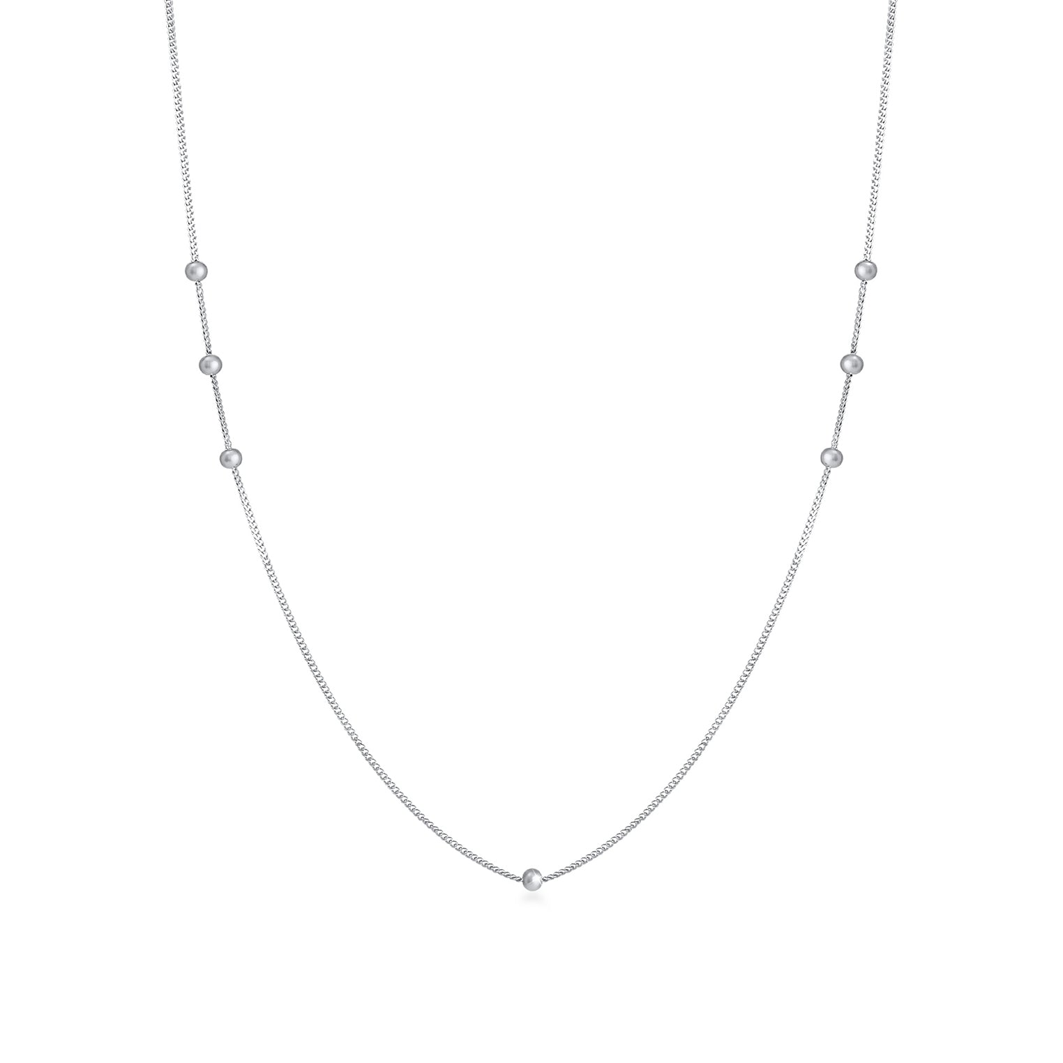 Silber - Elli | Halskette Beads | 925er Sterling Silber