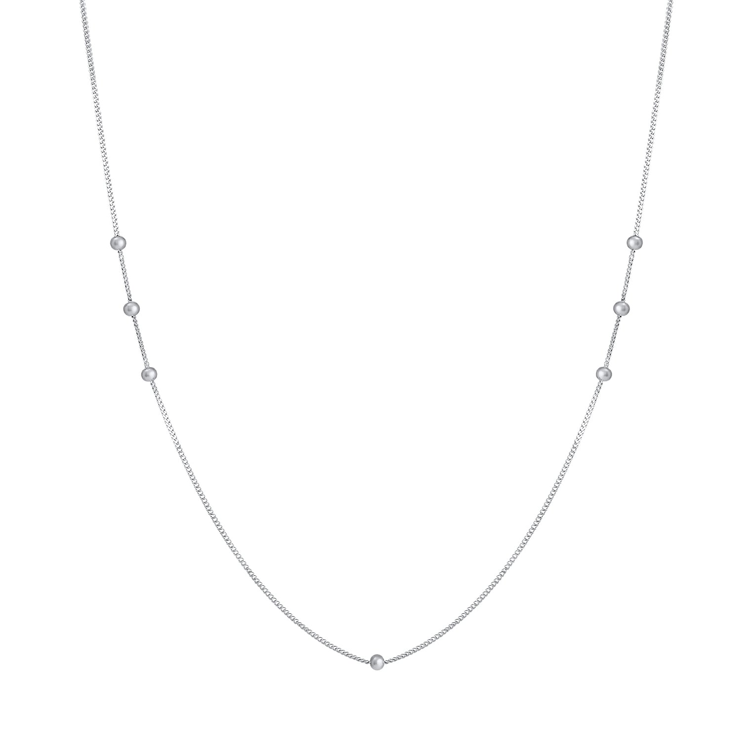 Silber - Elli | Halskette Beads | 925er Sterling Silber