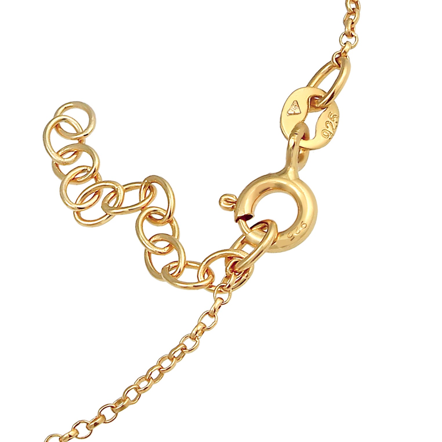 Gold - Elli | Armband | Süßwasserperle | 925 Sterling Silber vergoldet