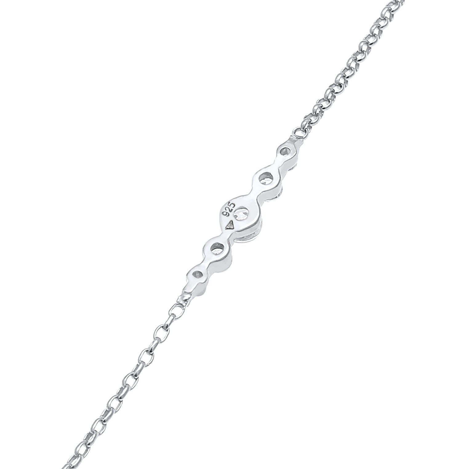 Silber - Elli | Armband | Zirkonia ( Weiß ) | 925er Sterling Silber