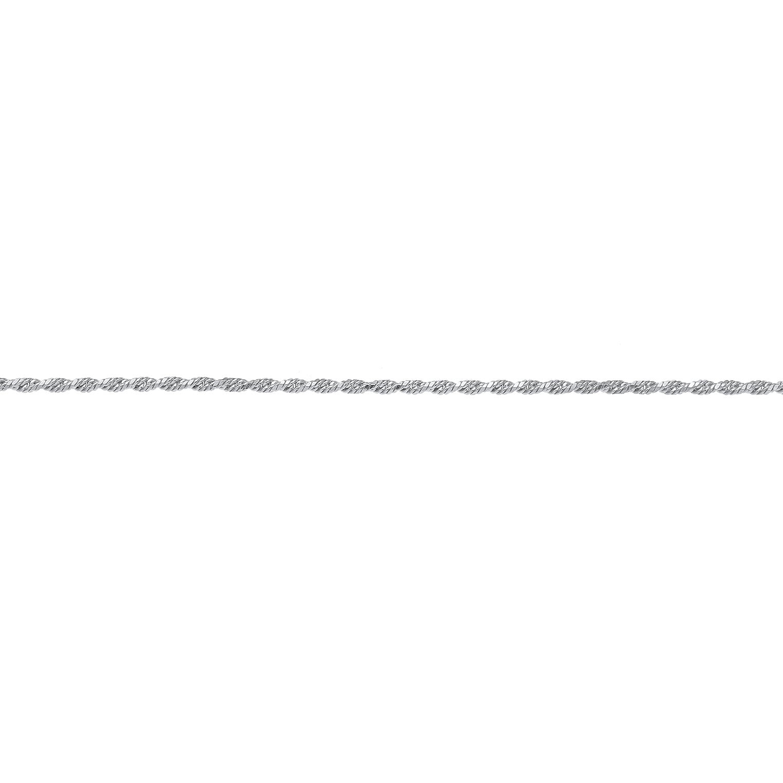 Silber - Elli | Kordel-Choker Fein | 925er Sterling Silber