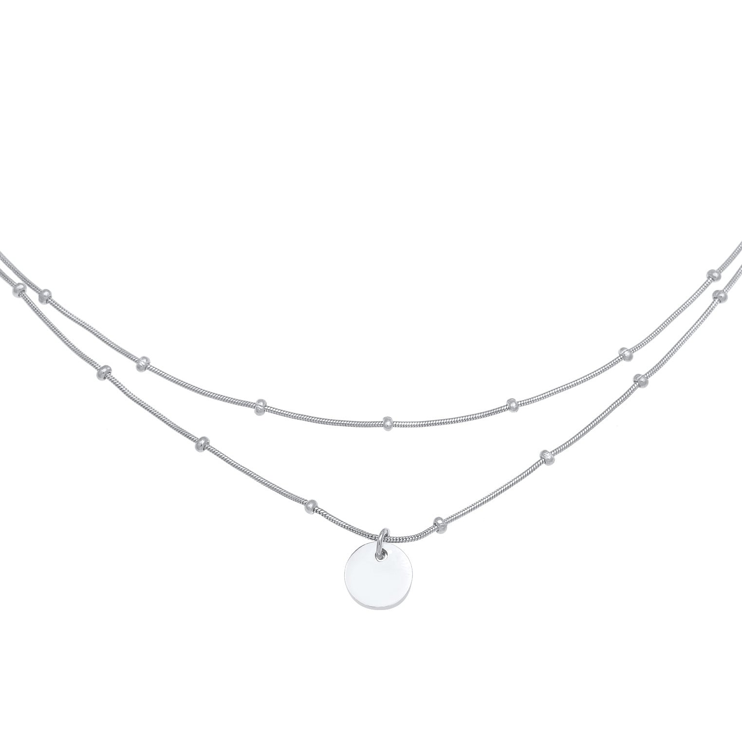 Silber - Elli | Kugel-Choker Geo | 925er Sterling Silber