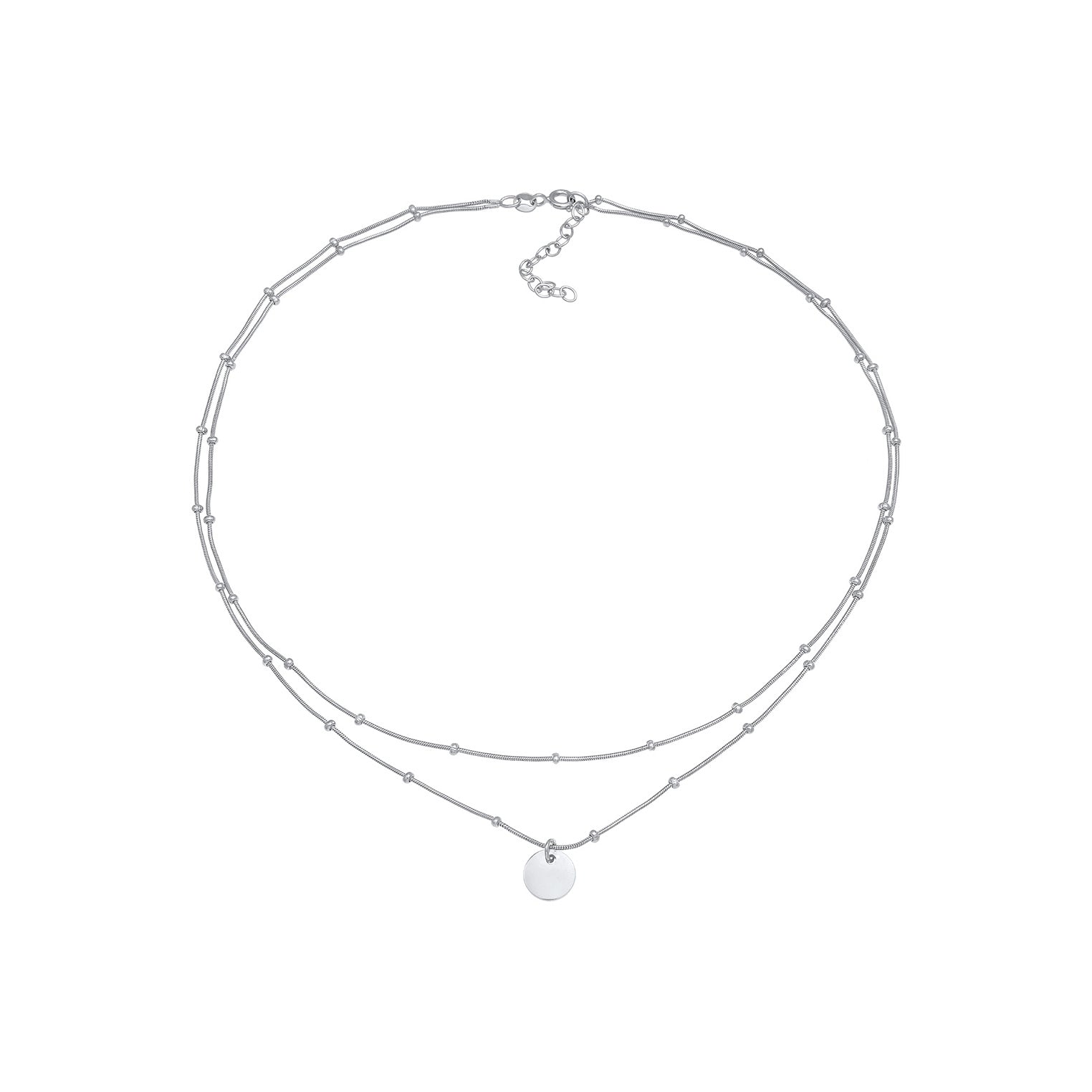 Silber - Elli | Kugel-Choker Geo | 925er Sterling Silber