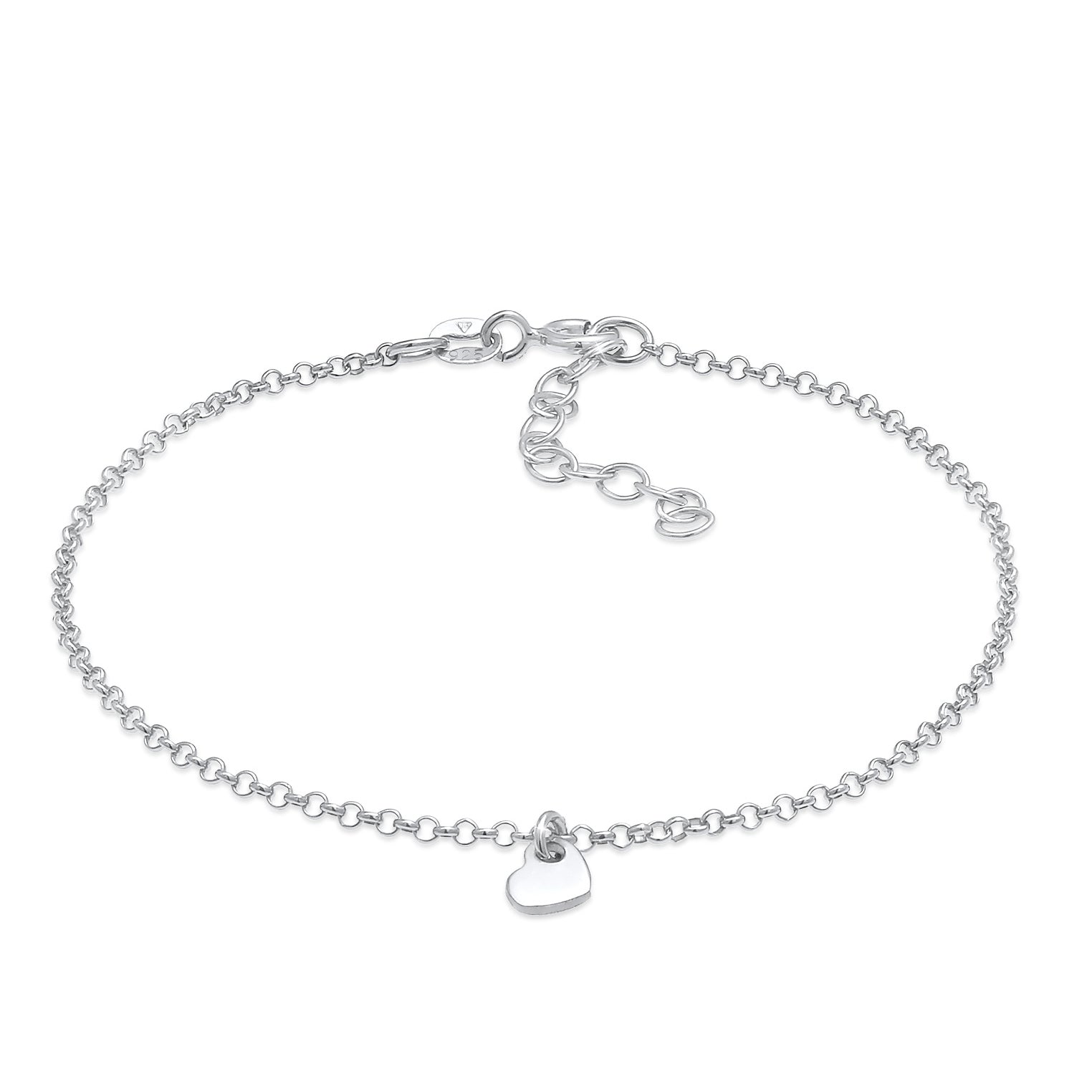 Silber - Elli | Armband Herz | 925er Sterling Silber