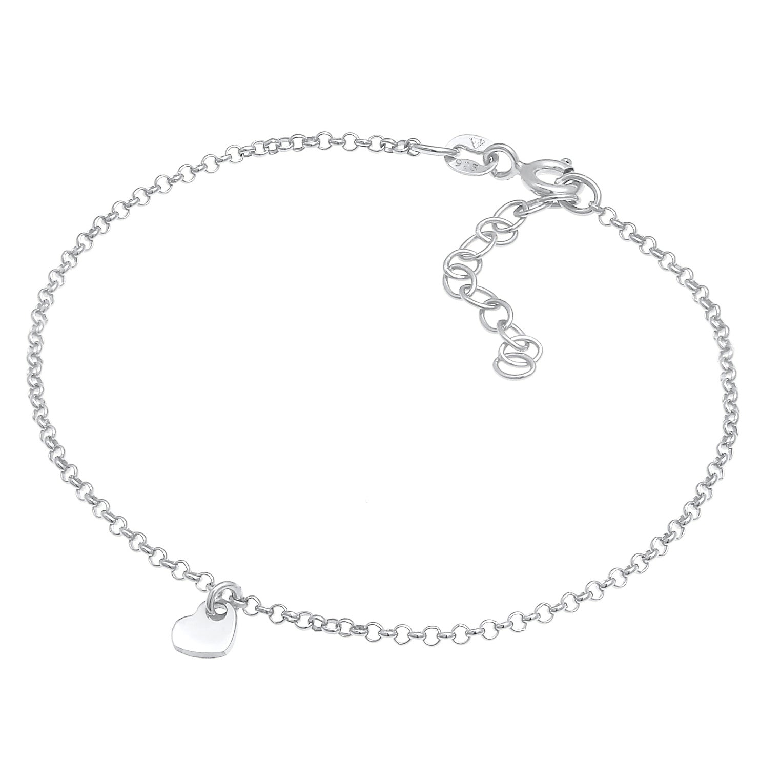 Silber - Elli | Armband Herz | 925er Sterling Silber