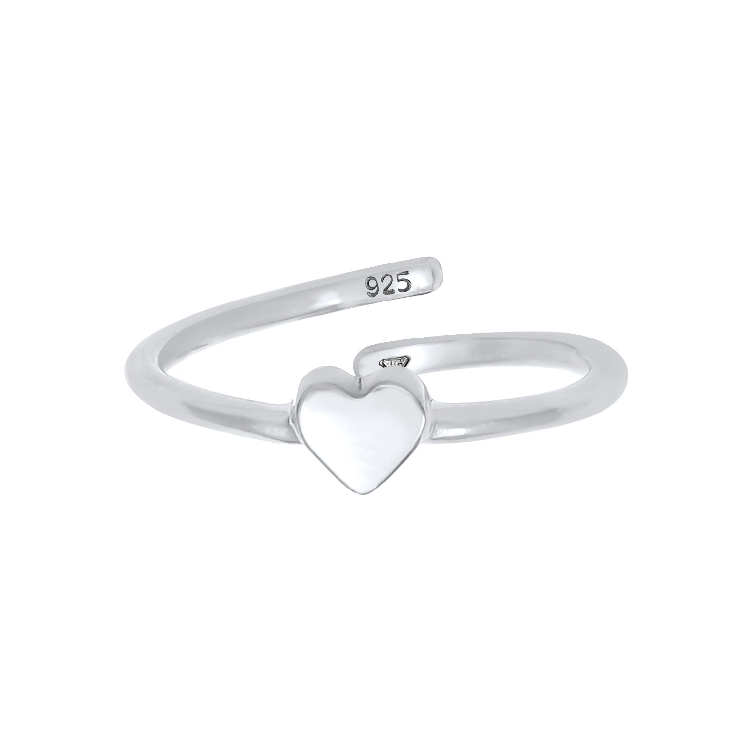Silber - Elli | Ring Herz | 925er Sterling Silber