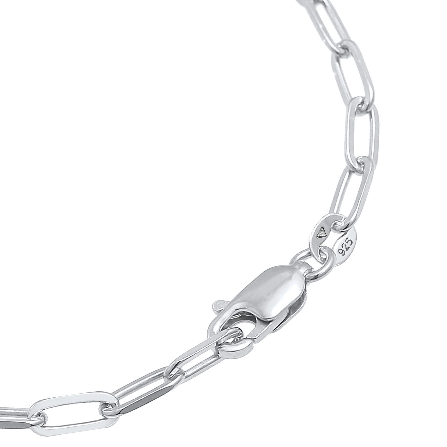 Silber - Elli | Glieder-Armband Herz | 925er Sterling Silber