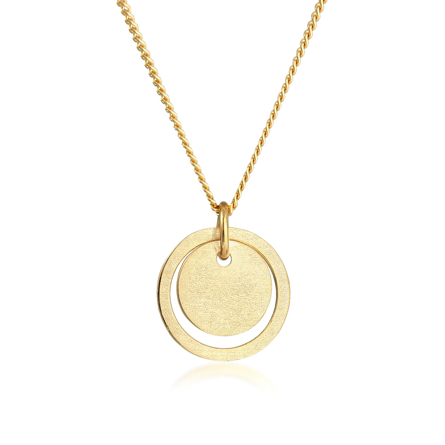 Gold - Elli | Halskette Geo | 925 Sterling Silber vergoldet