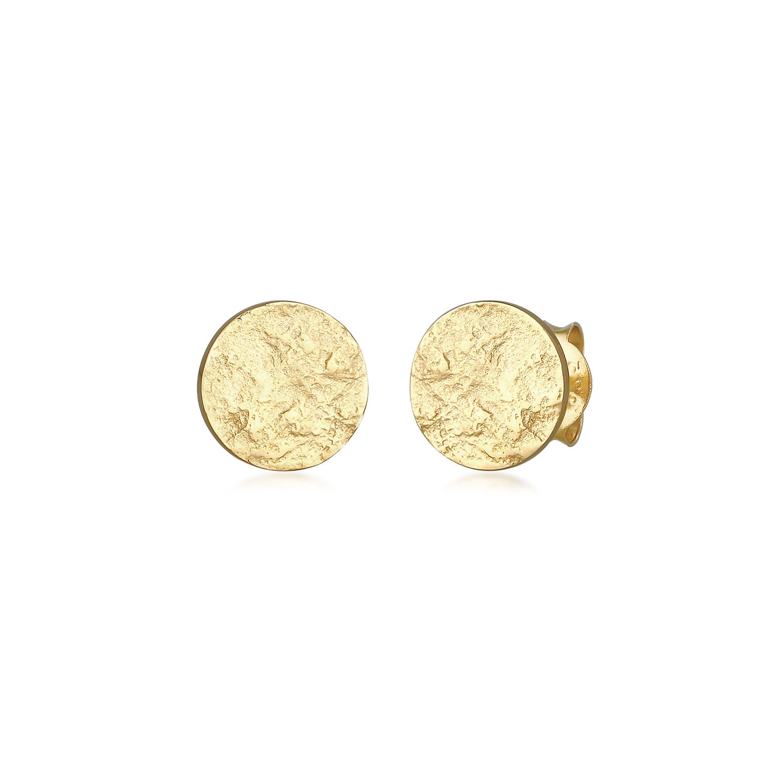 Gold - Elli | Ohrstecker | 925 Sterling Silber vergoldet