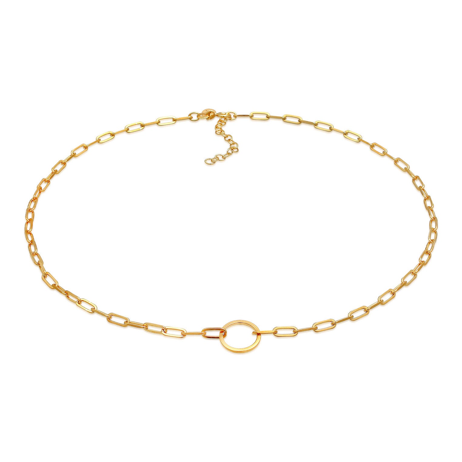 Gold - Elli PREMIUM | Choker | 925 Sterling Silber vergoldet