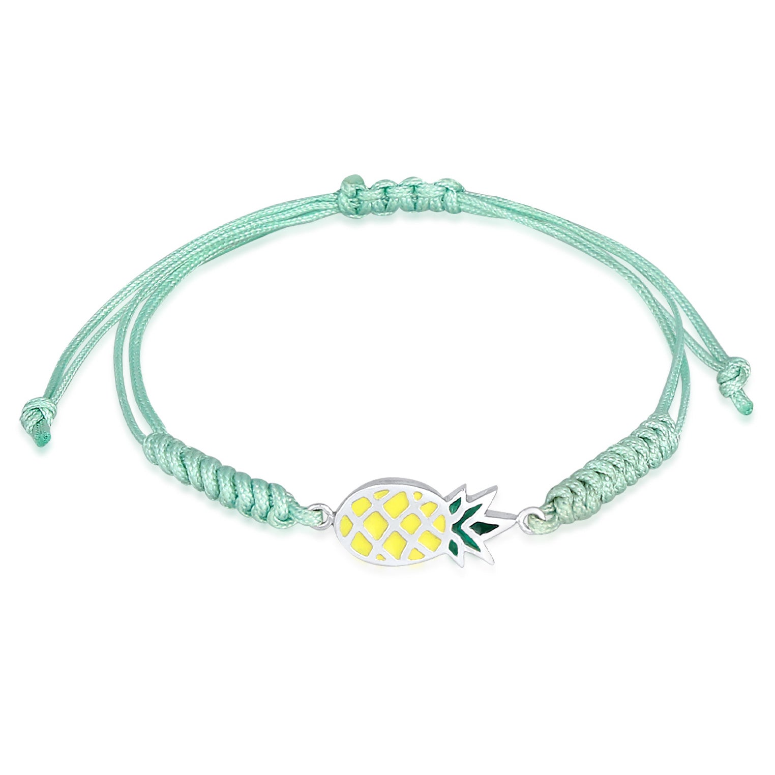 Silber - Elli | Armband Ananas | 925er Sterling Silber