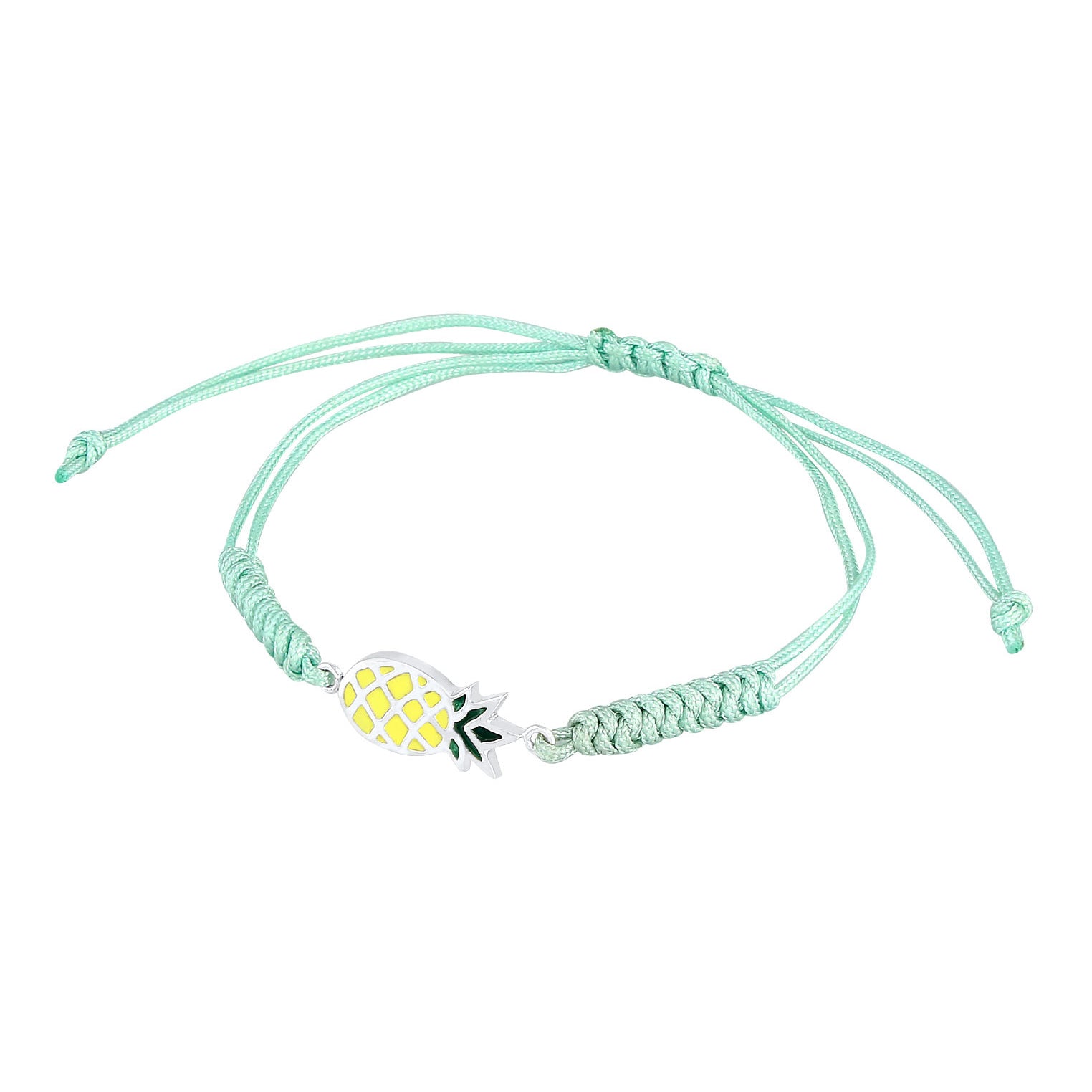 Silber - Elli | Armband Ananas | 925er Sterling Silber