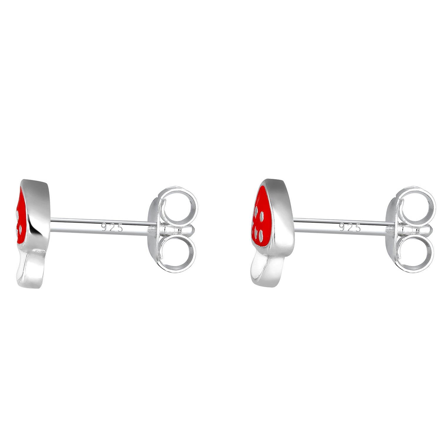 Silber - Elli | Ohrring Fliegenpilz | 925er Sterling Silber
