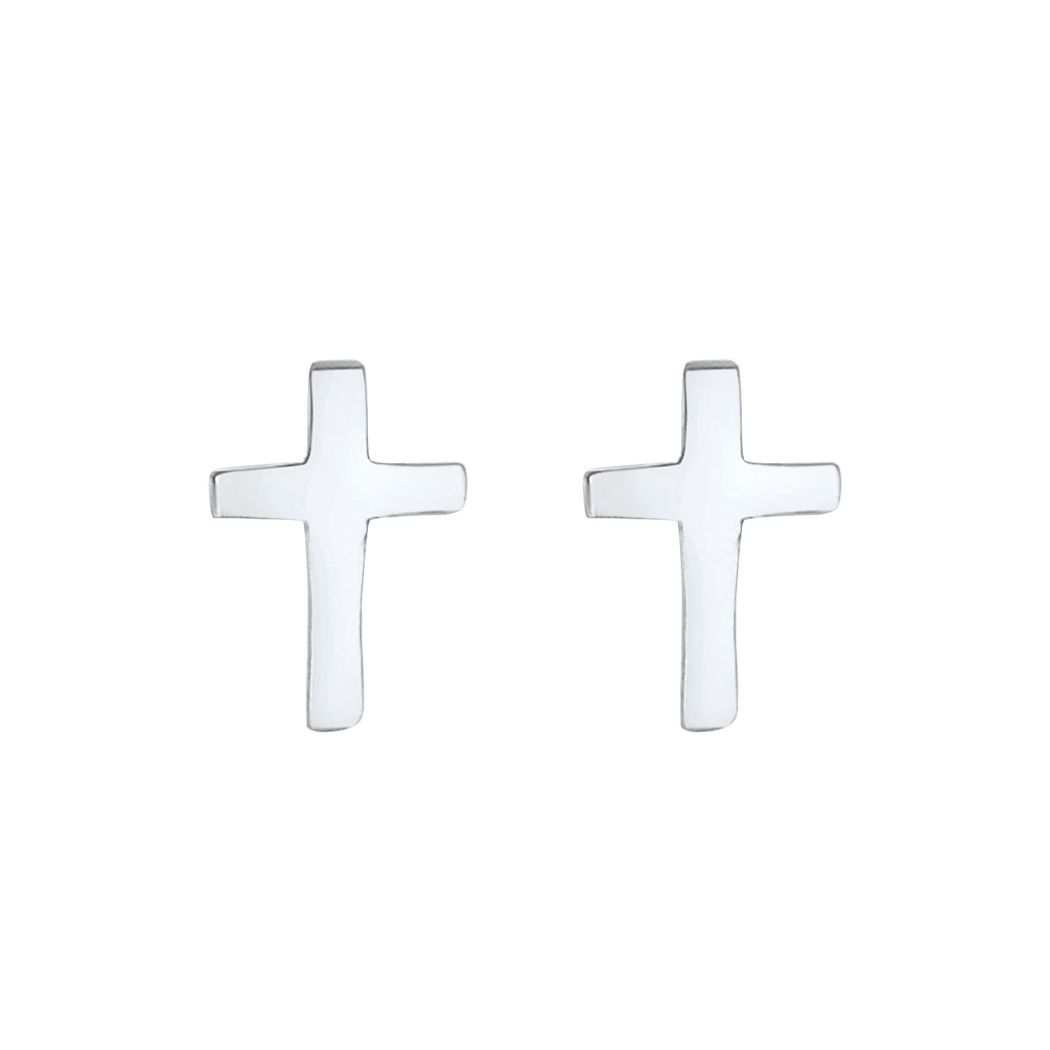 Silber - Elli | Ohrring Kreuz | 925er Sterling Silber