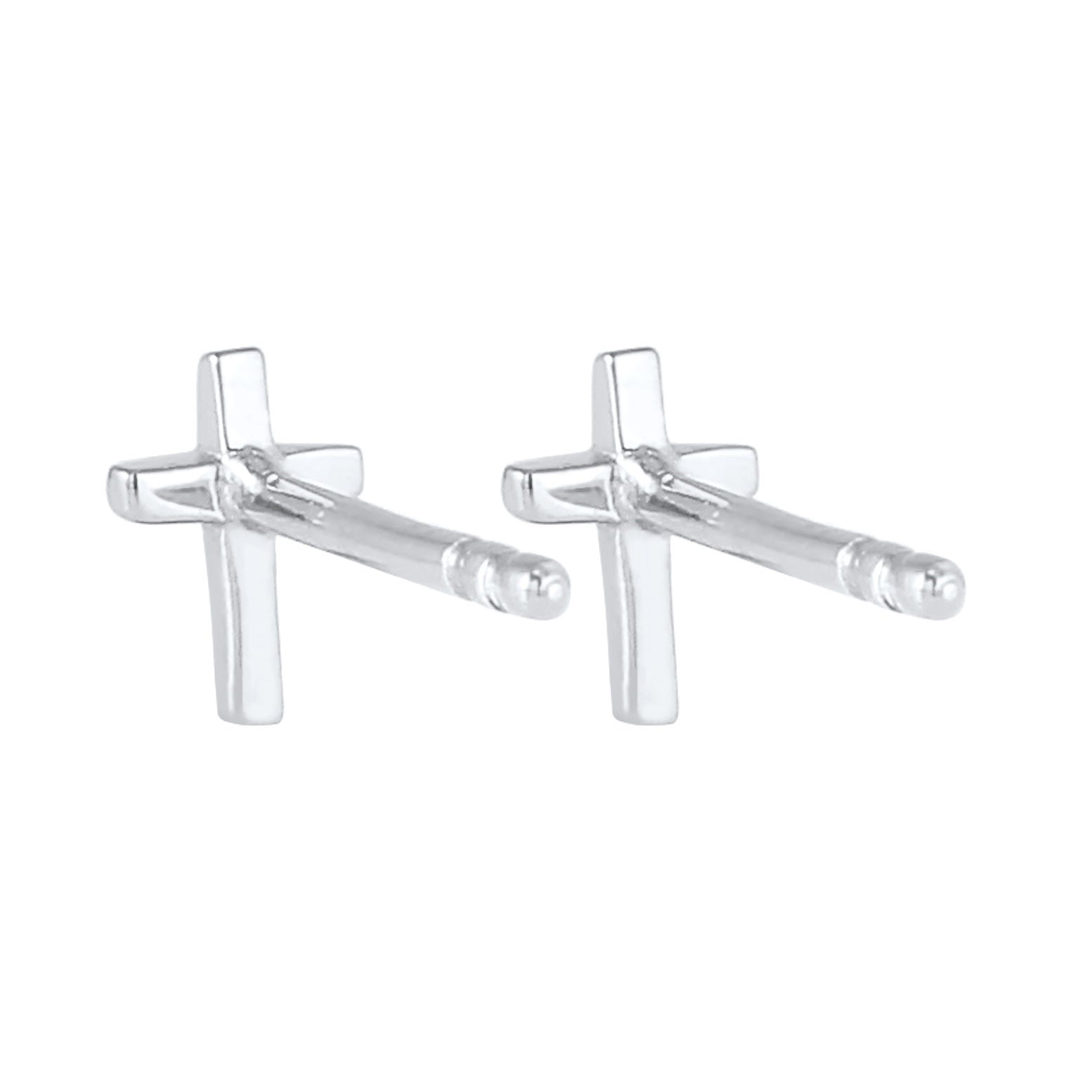 Silber - Elli | Ohrring Kreuz | 925er Sterling Silber