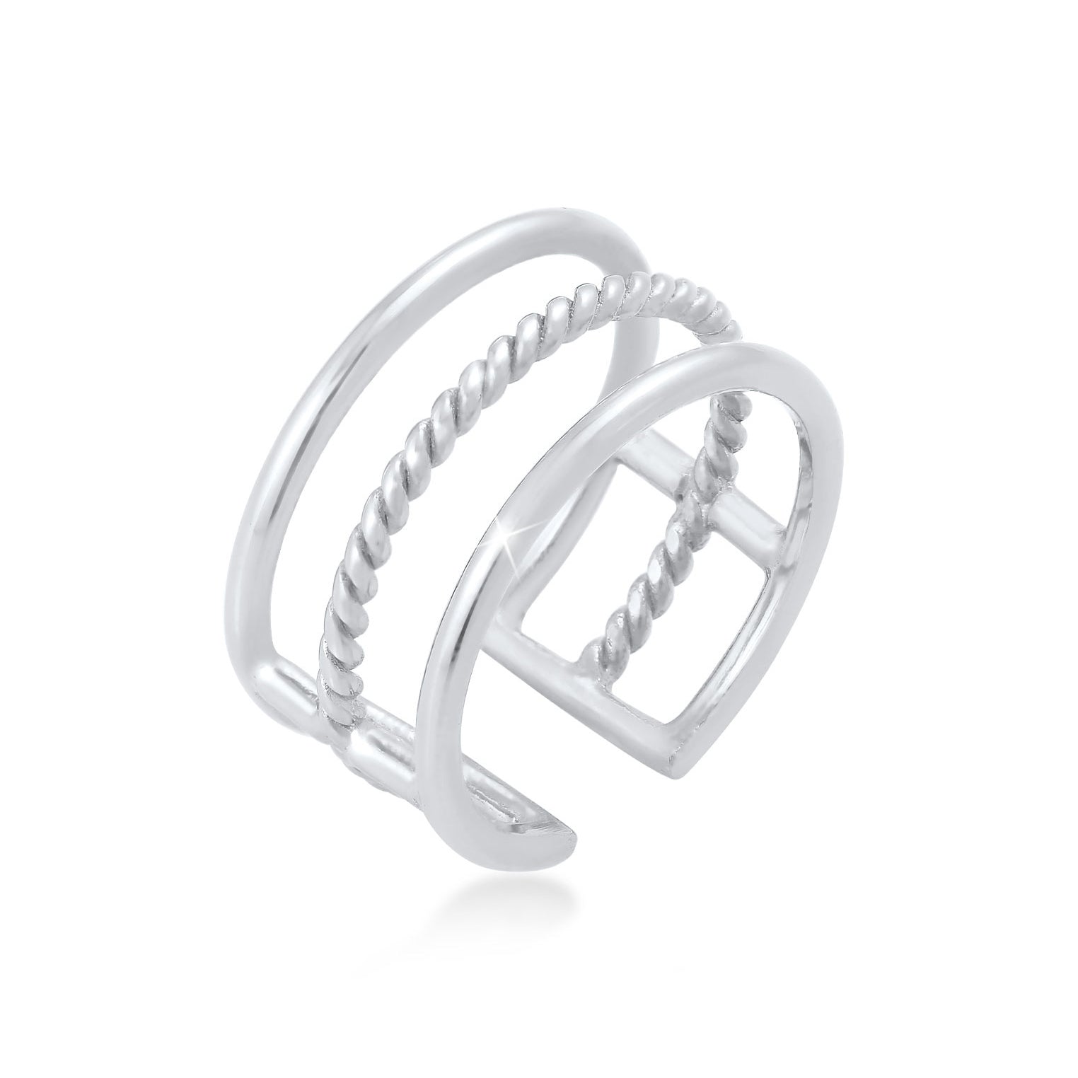 Silber - Elli | Ring Geo | 925er Sterling Silber