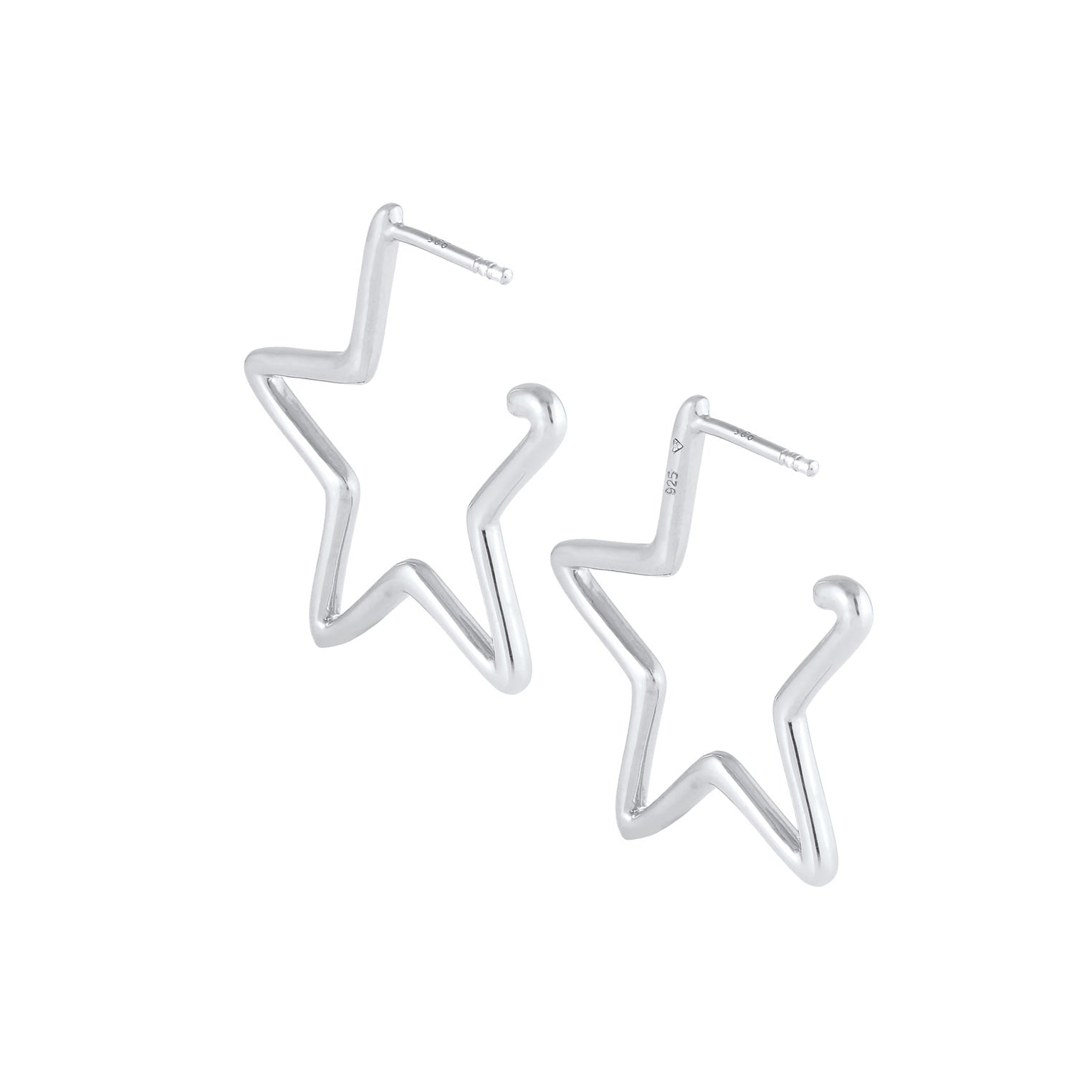 Silber - Elli | Ohrstecker Astro | 925er Sterling Silber