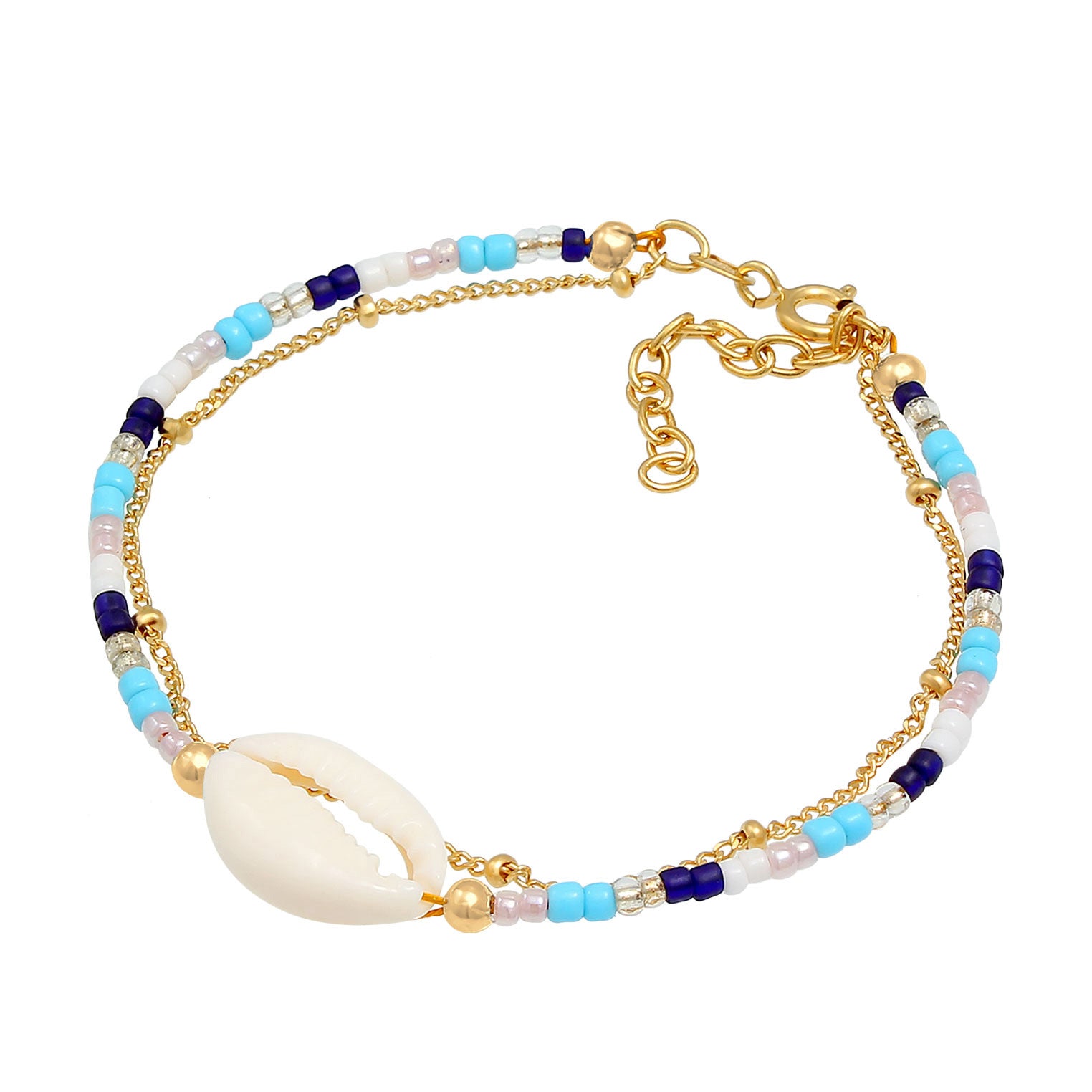 Gold - Elli | Kugel-Armband | 925 Sterling Silber vergoldet
