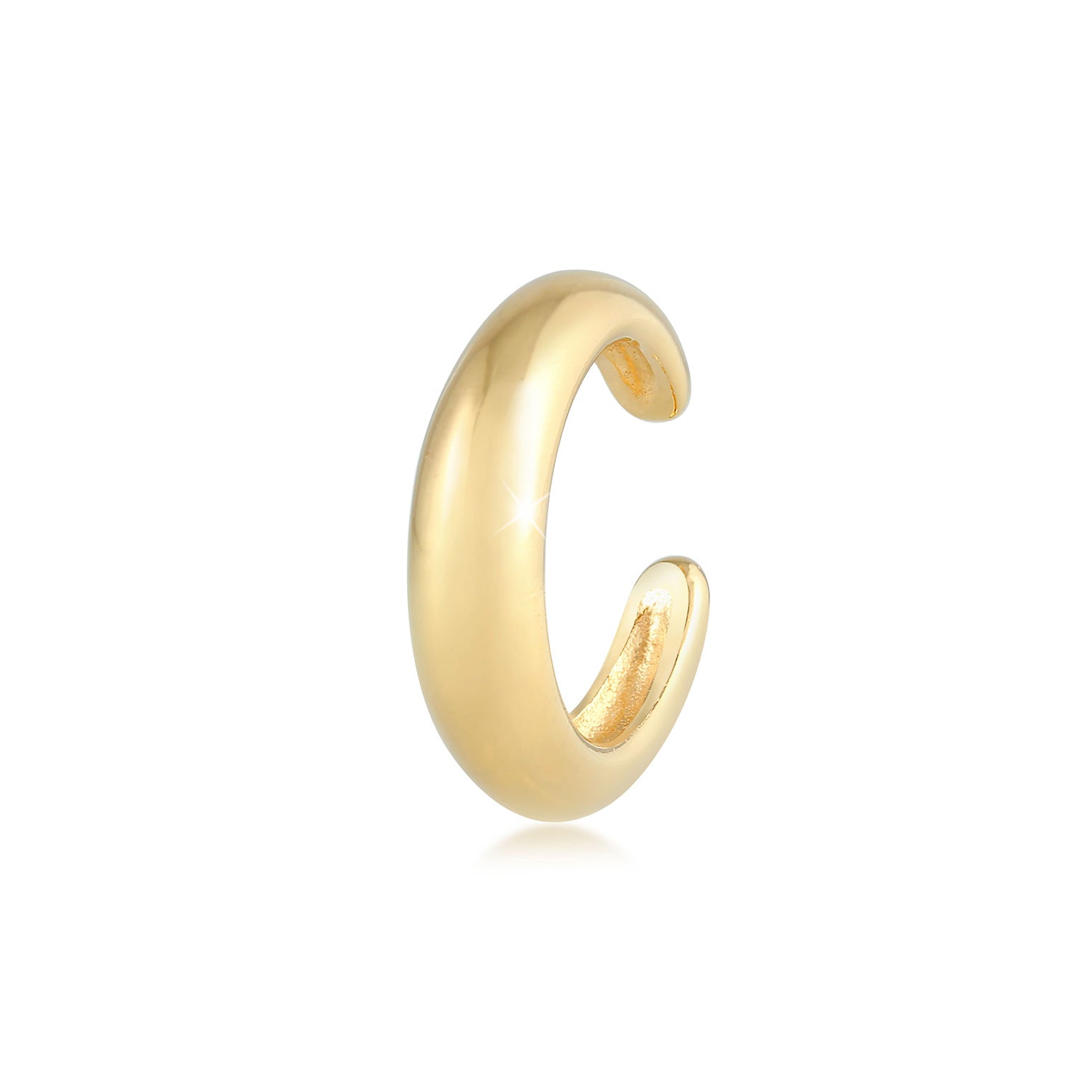 Gold - Elli | Earcuff | 925 Sterling Silber vergoldet