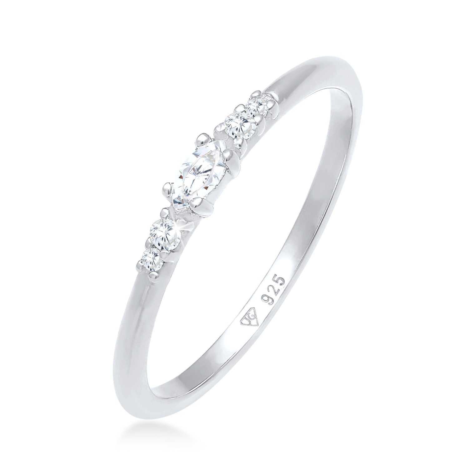 ) ( Ring Elli – Zirkonia Weiß | Jewelry