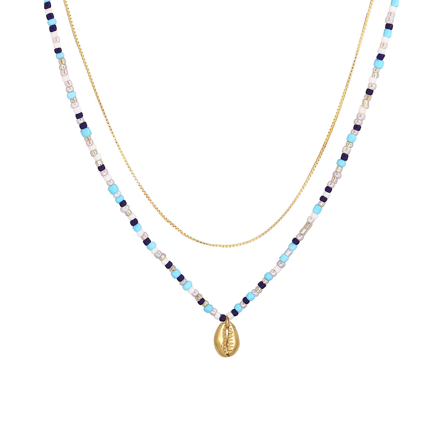 Gold - Elli | Venezianer-Choker | 925 Sterling Silber vergoldet