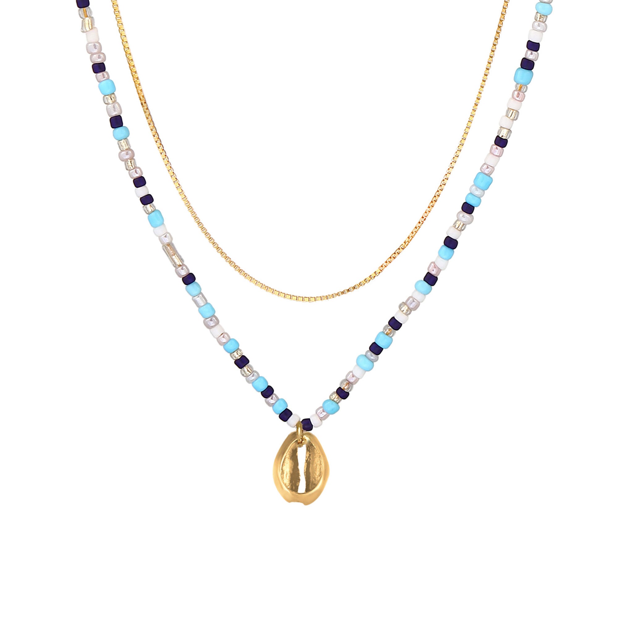 Gold - Elli | Venezianer-Choker | 925 Sterling Silber vergoldet