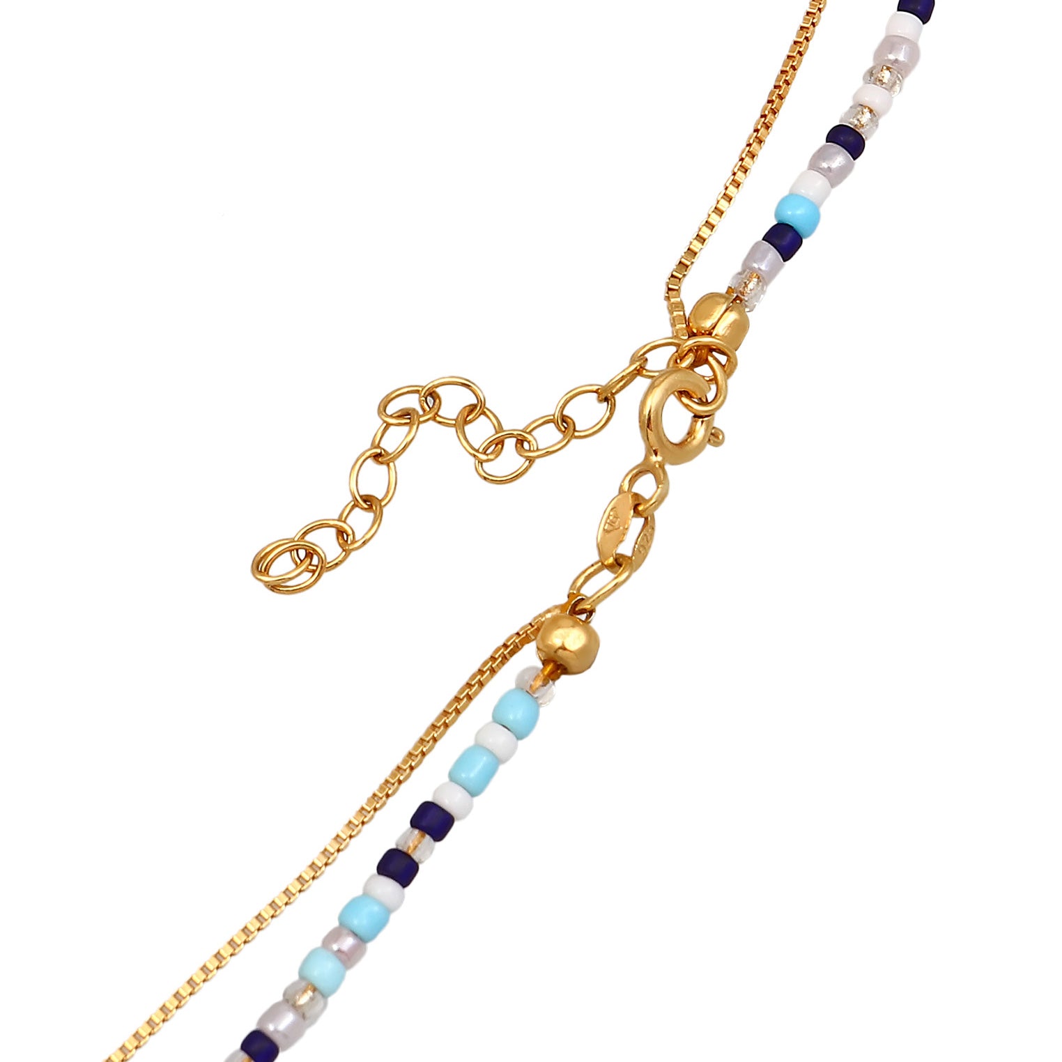 Gold - Elli | Venezianer-Choker | 925 Sterling Silber vergoldet