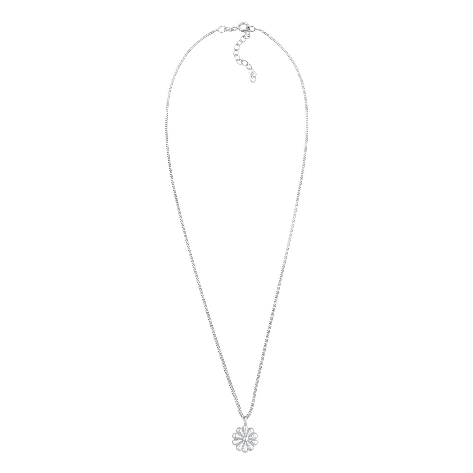 Silber - Elli | Halskette Blume | 925er Sterling Silber