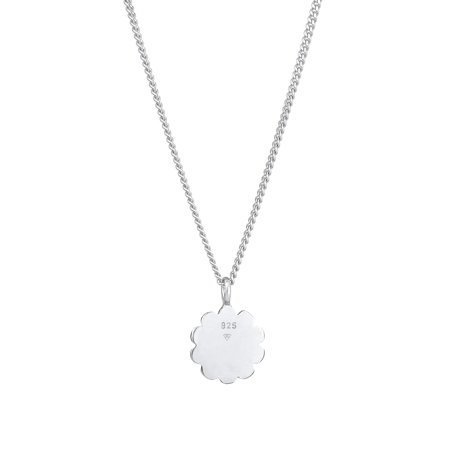 Silber - Elli | Halskette Blume | 925er Sterling Silber