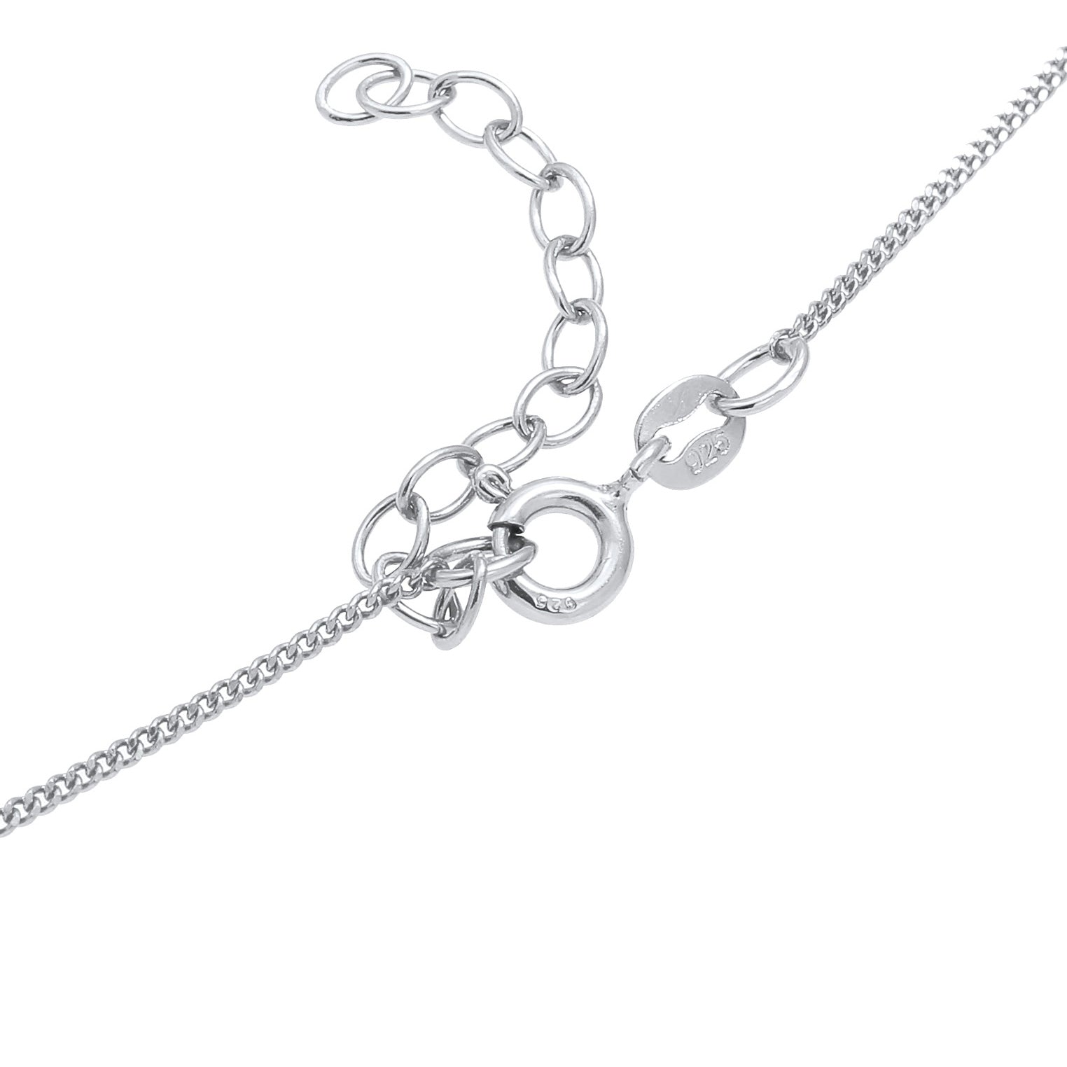 Silber - Elli | Halskette Blume | 925er Sterling Silber