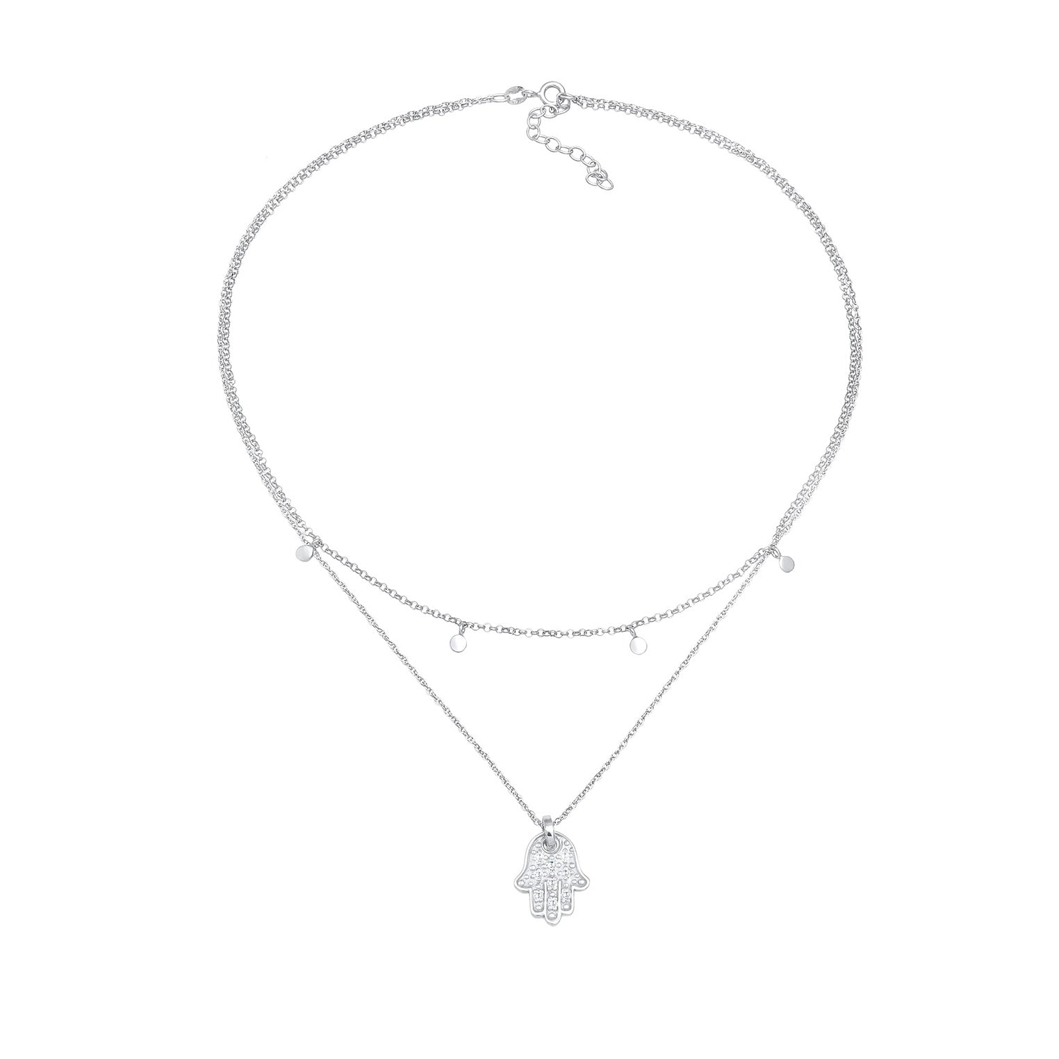 Silber - Elli | Choker | Zirkonia ( Weiß ) | 925er Sterling Silber
