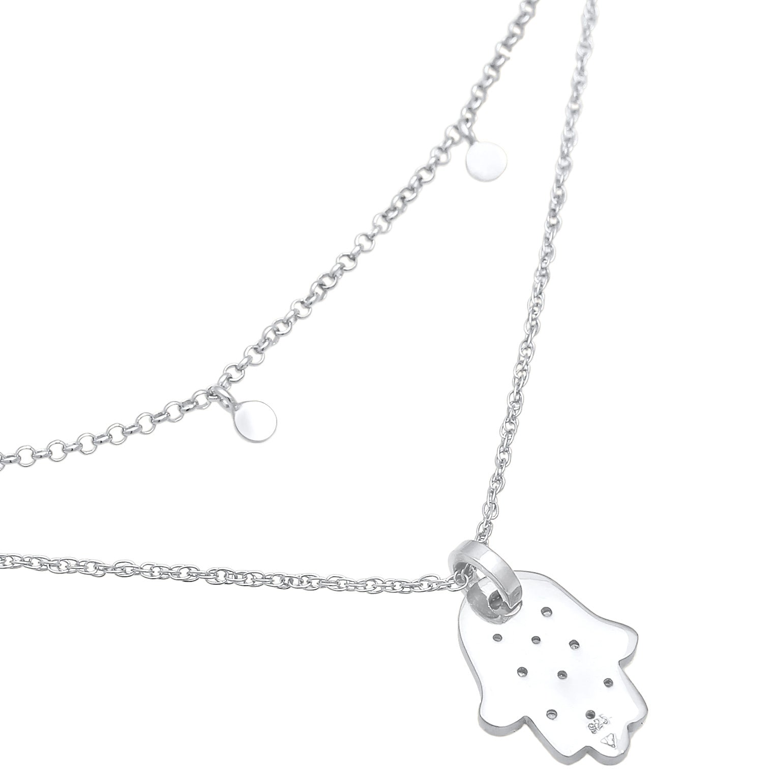 Silber - Elli | Choker | Zirkonia ( Weiß ) | 925er Sterling Silber