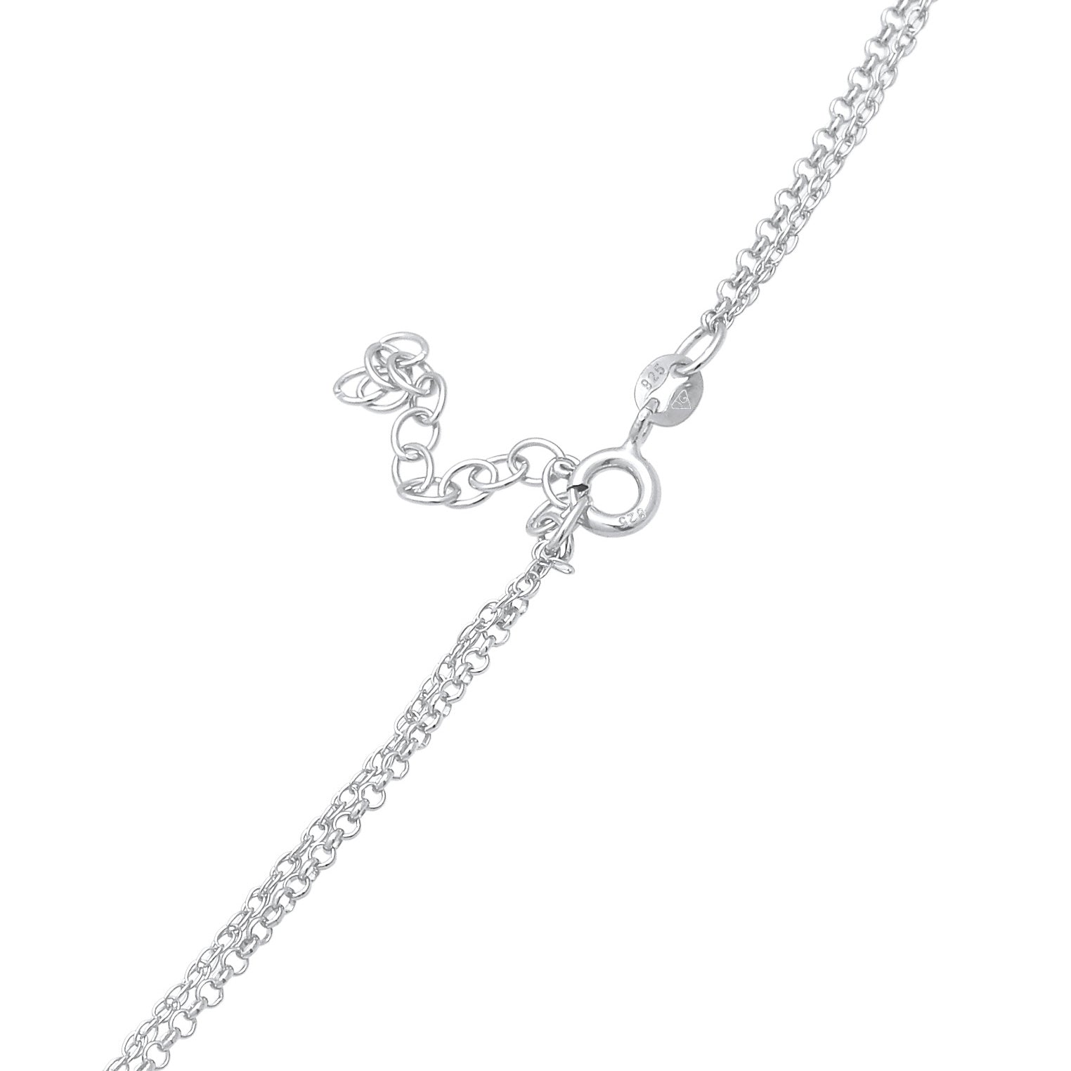 Silber - Elli | Choker | Zirkonia ( Weiß ) | 925er Sterling Silber