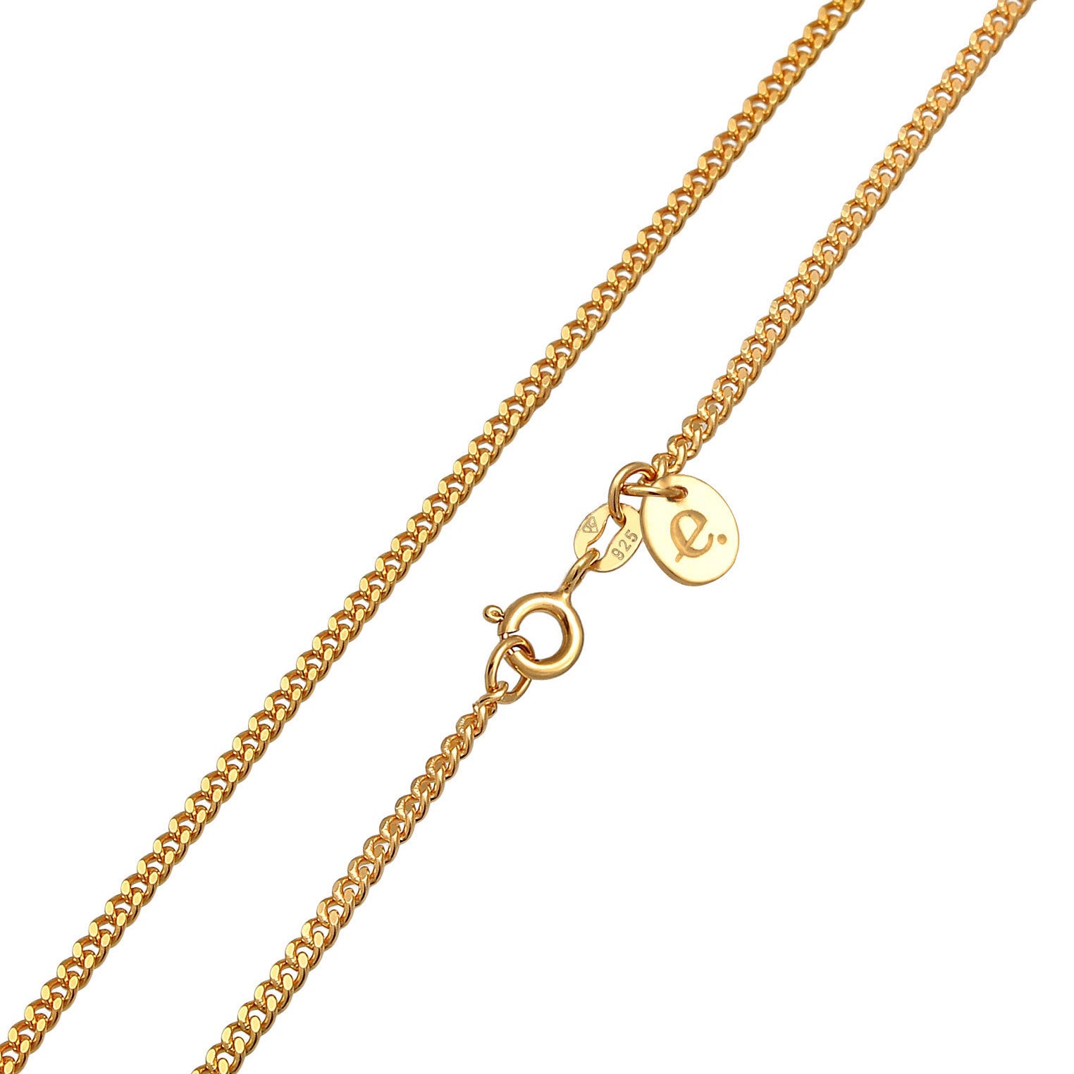 Gold - Elli PREMIUM | Halskette | 925 Sterling Silber vergoldet