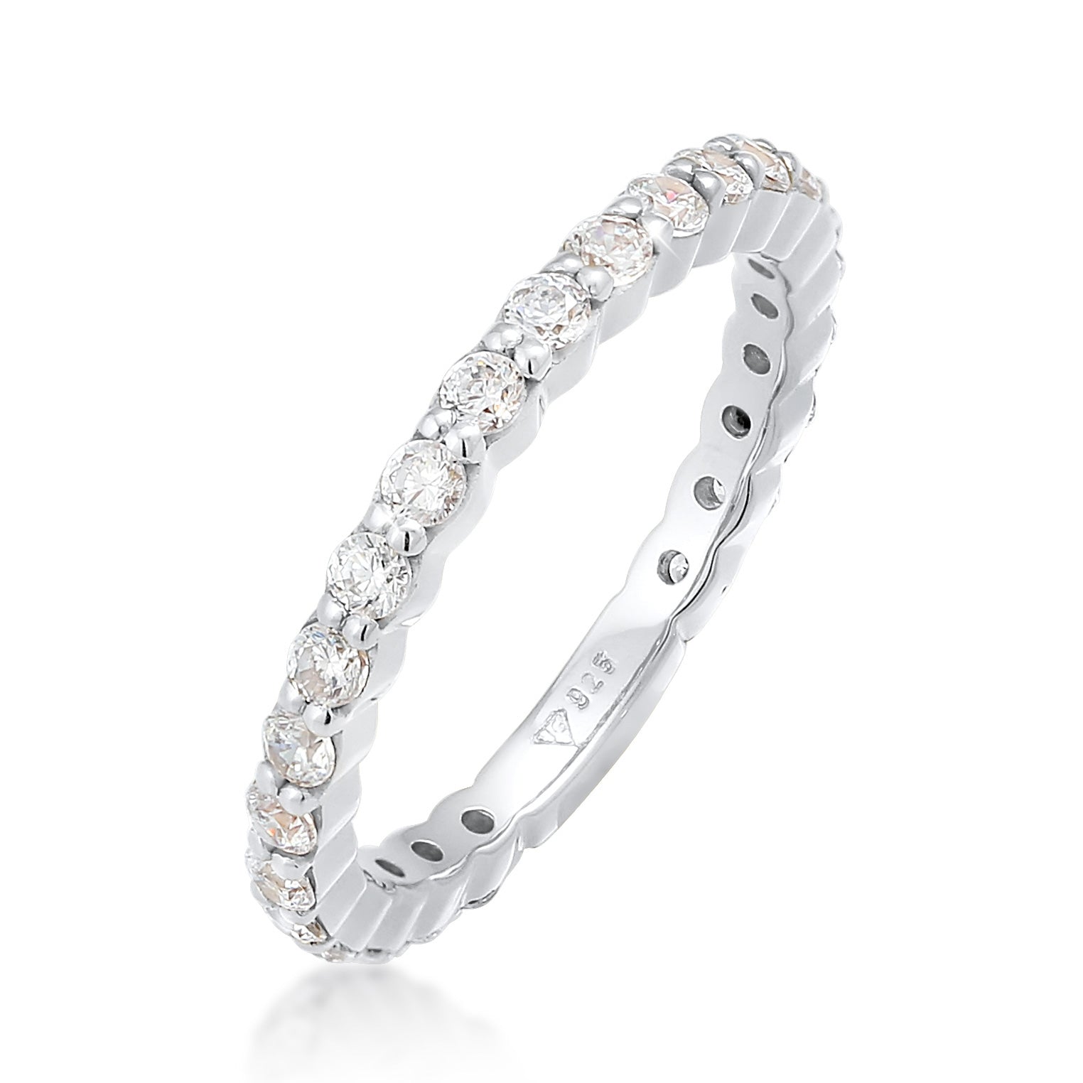 Silber - Elli | Ring | Zirkonia ( Weiß ) | 925er Sterling Silber