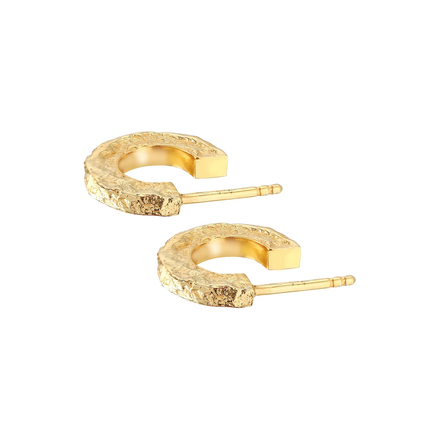 Gold - Elli | Ohrstecker | 925 Sterling Silber vergoldet