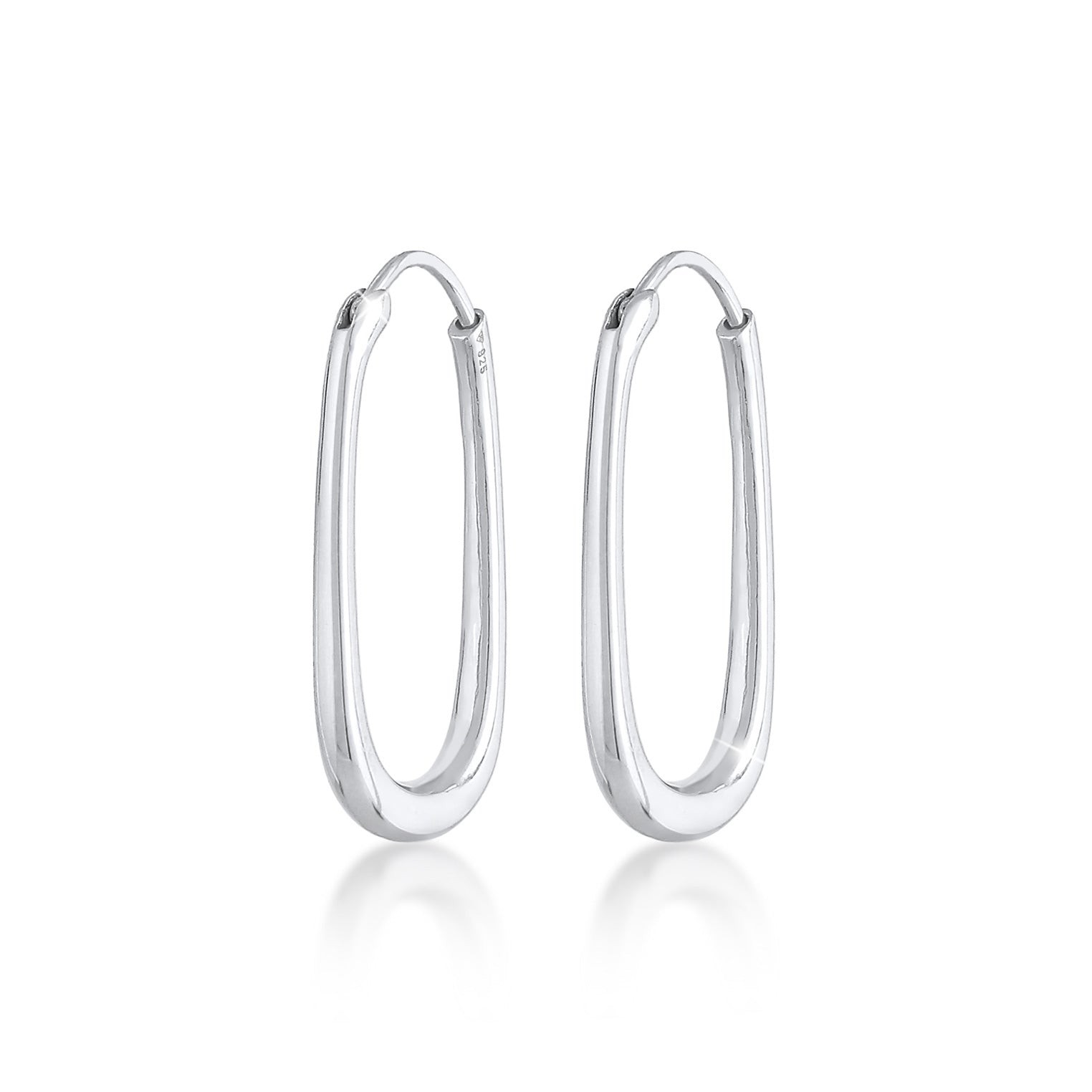 Silber - Elli PREMIUM | Creole | 925er Sterling Silber