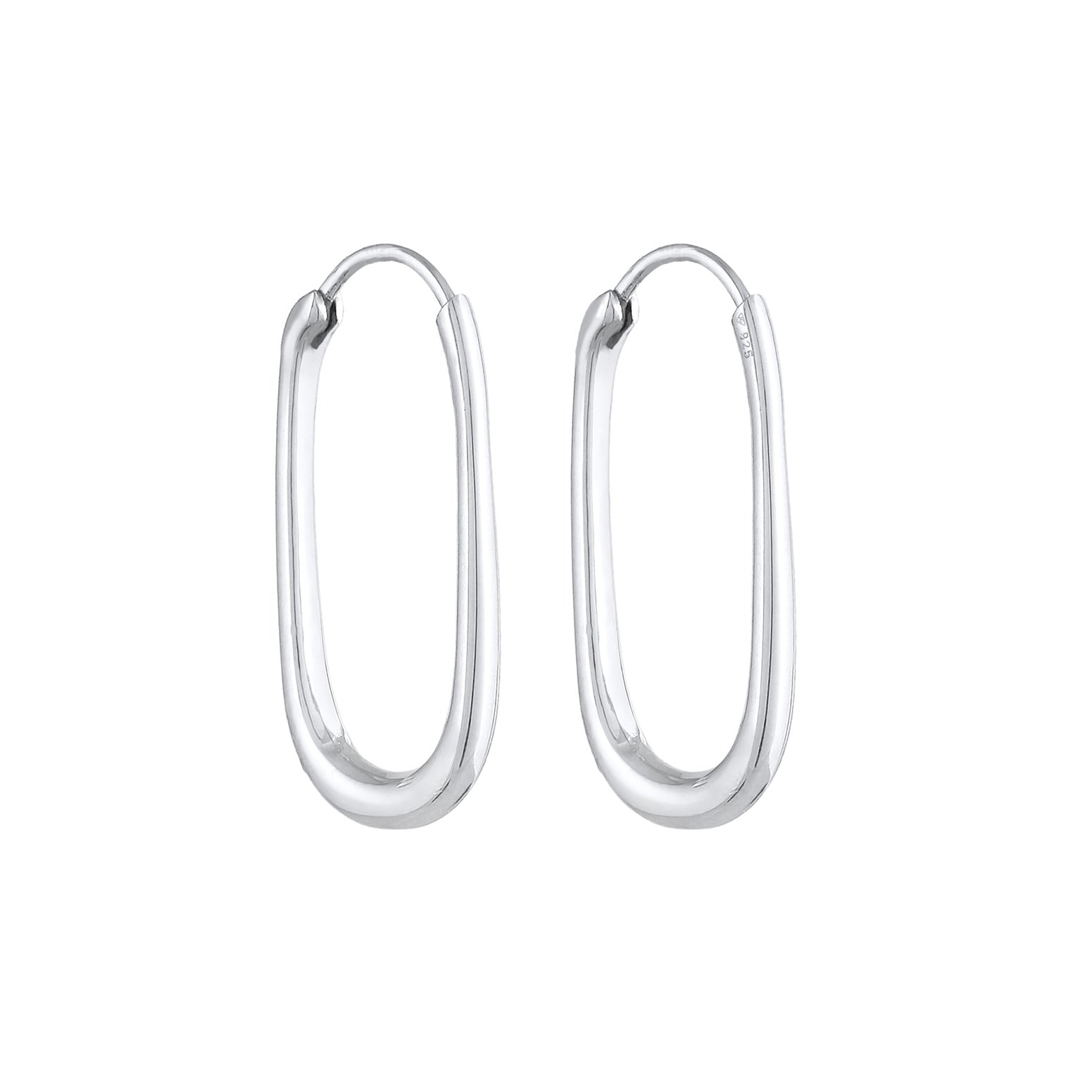 Silber - Elli PREMIUM | Creole | 925er Sterling Silber