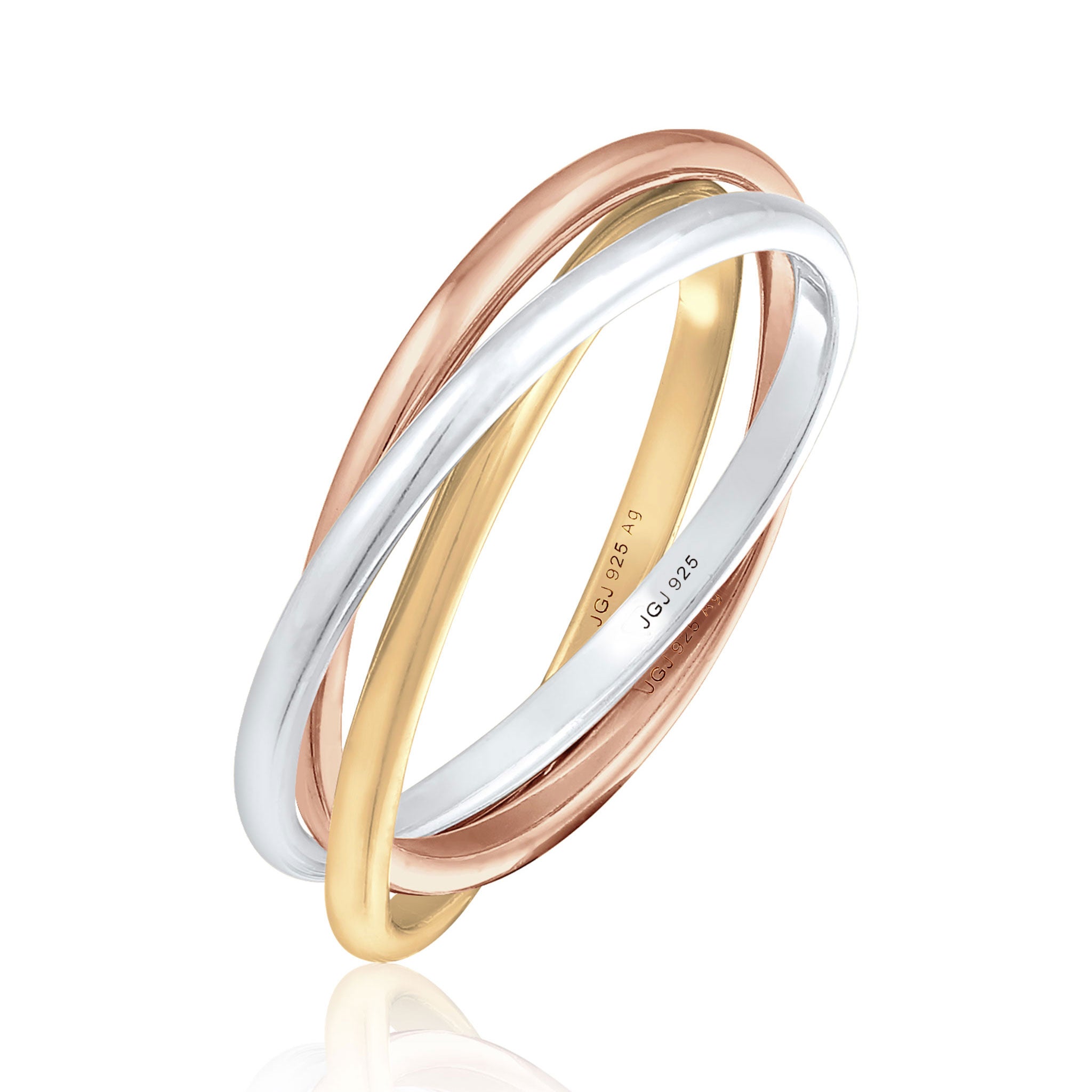 Bunt - Elli | Wickelring Trio | 925er Sterling Silber