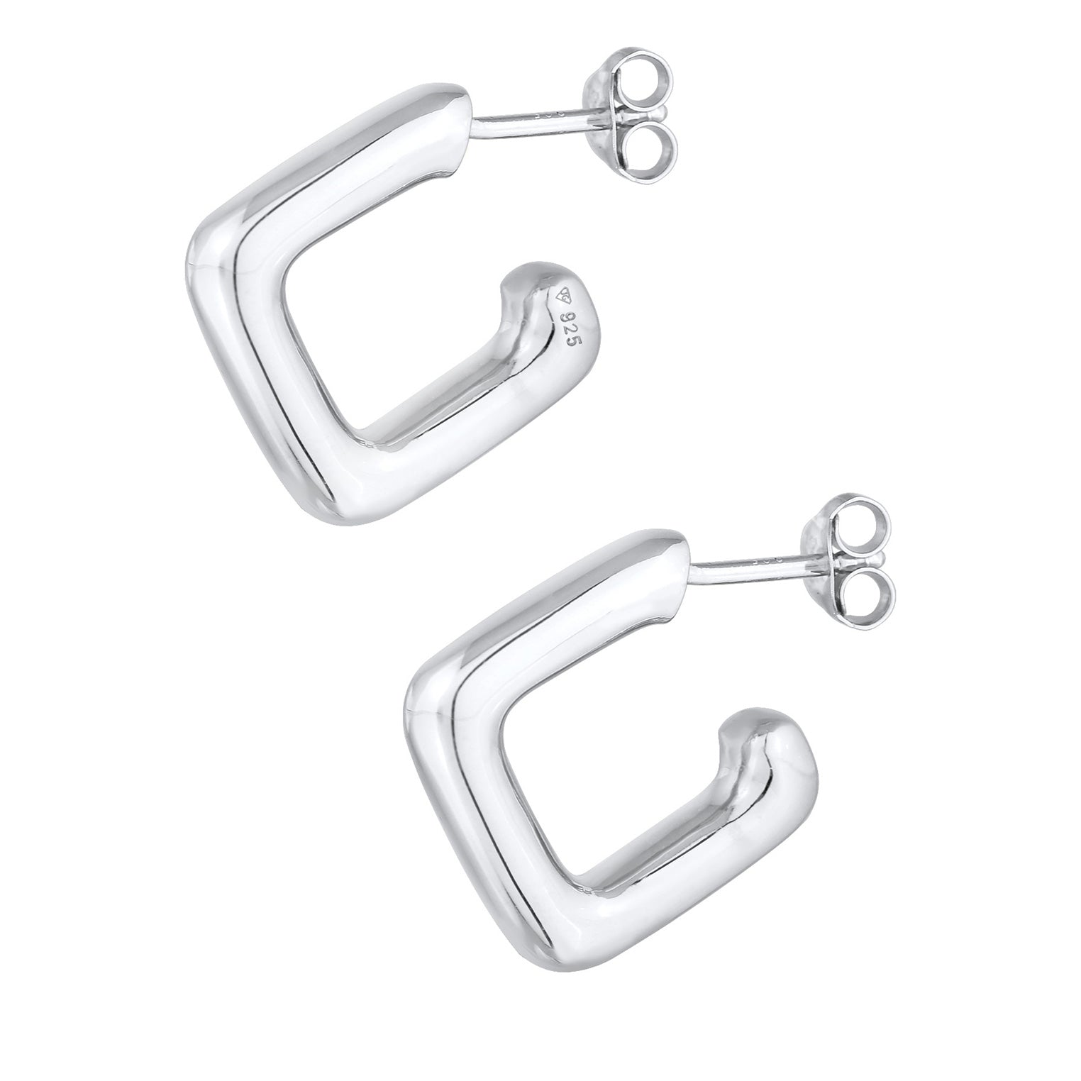 Silber - Elli PREMIUM | Creole | 925er Sterling Silber