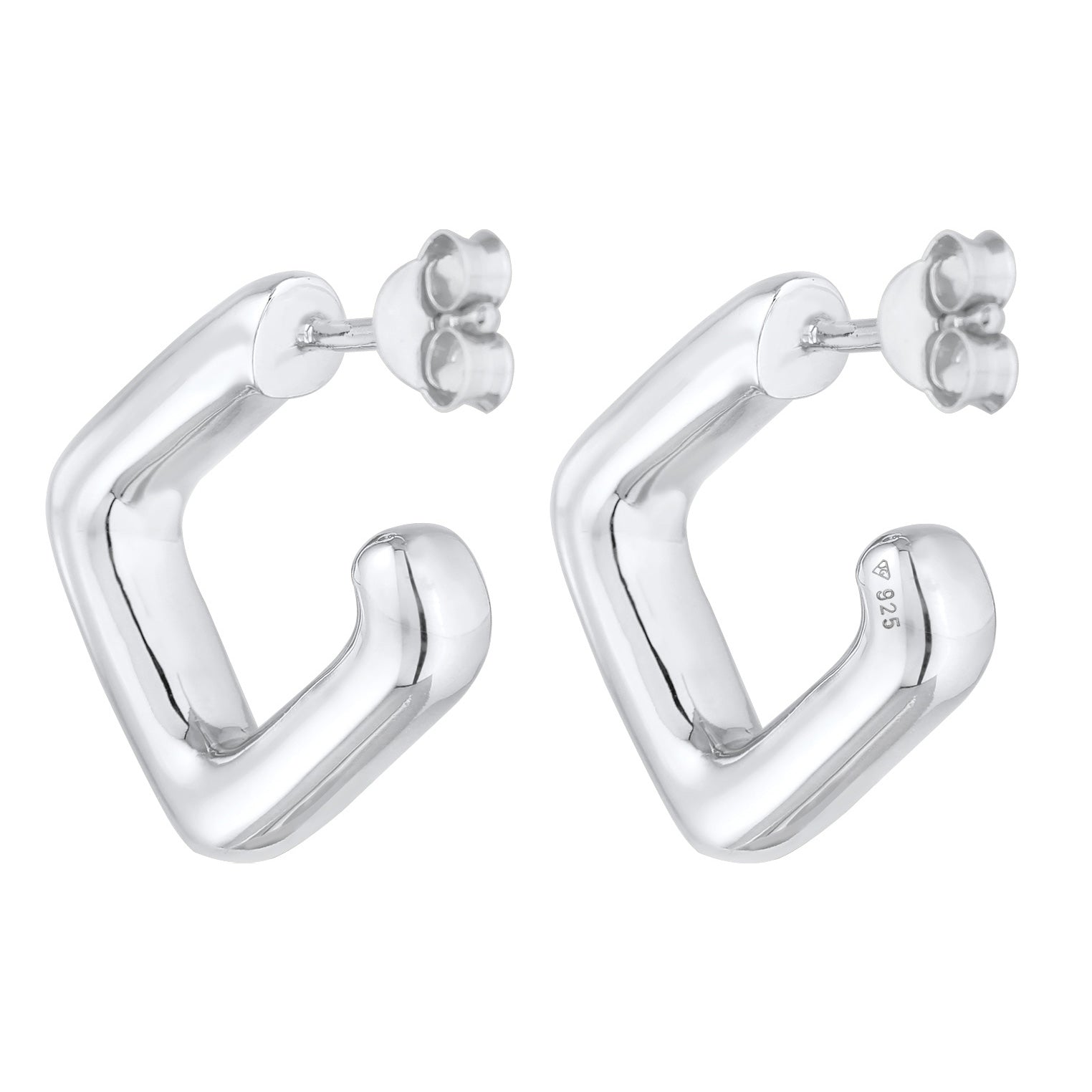 Silber - Elli PREMIUM | Creole | 925er Sterling Silber
