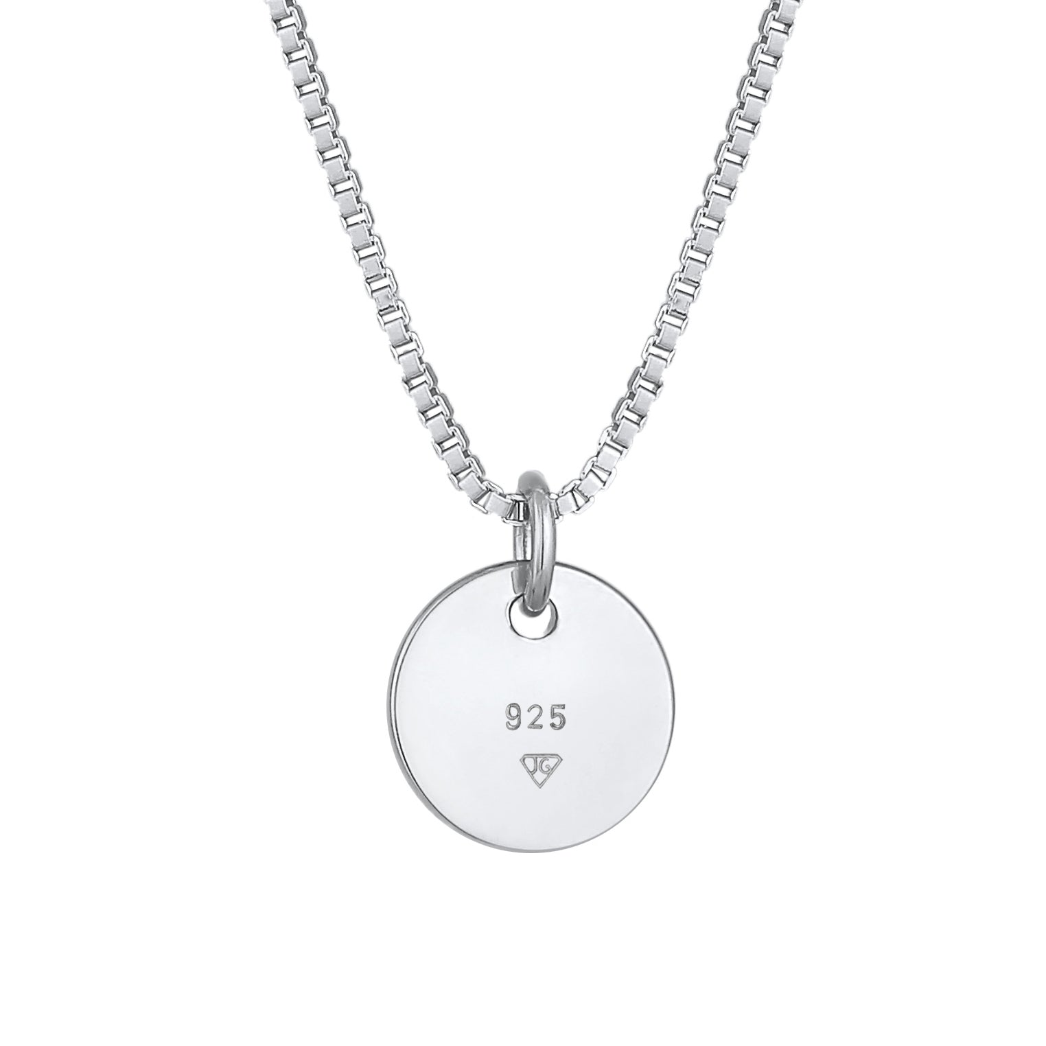 Silber - Elli | Venezianerkette Plättchen | 925er Sterling Silber
