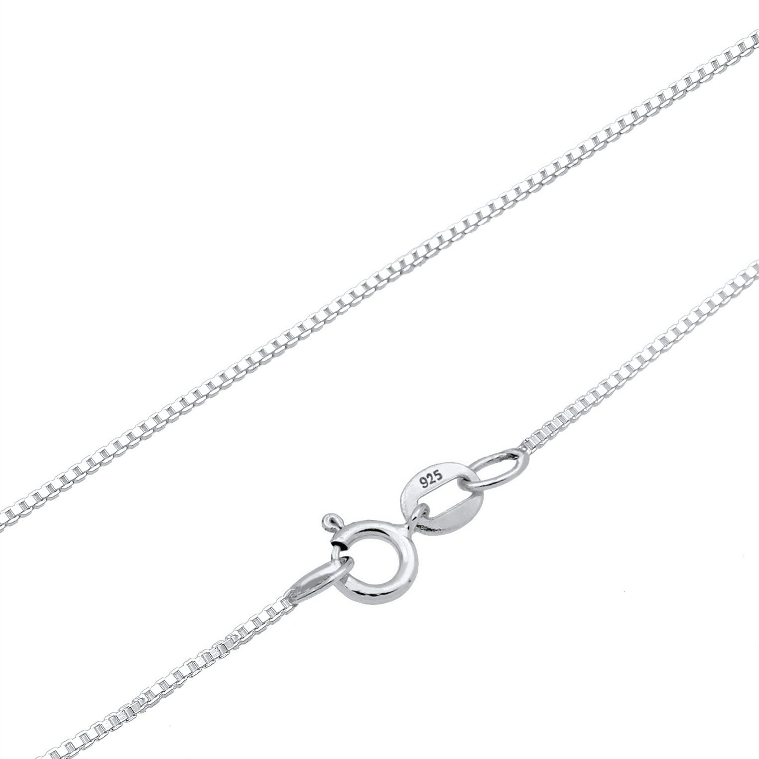 Silber - Elli | Venezianerkette Plättchen | 925er Sterling Silber