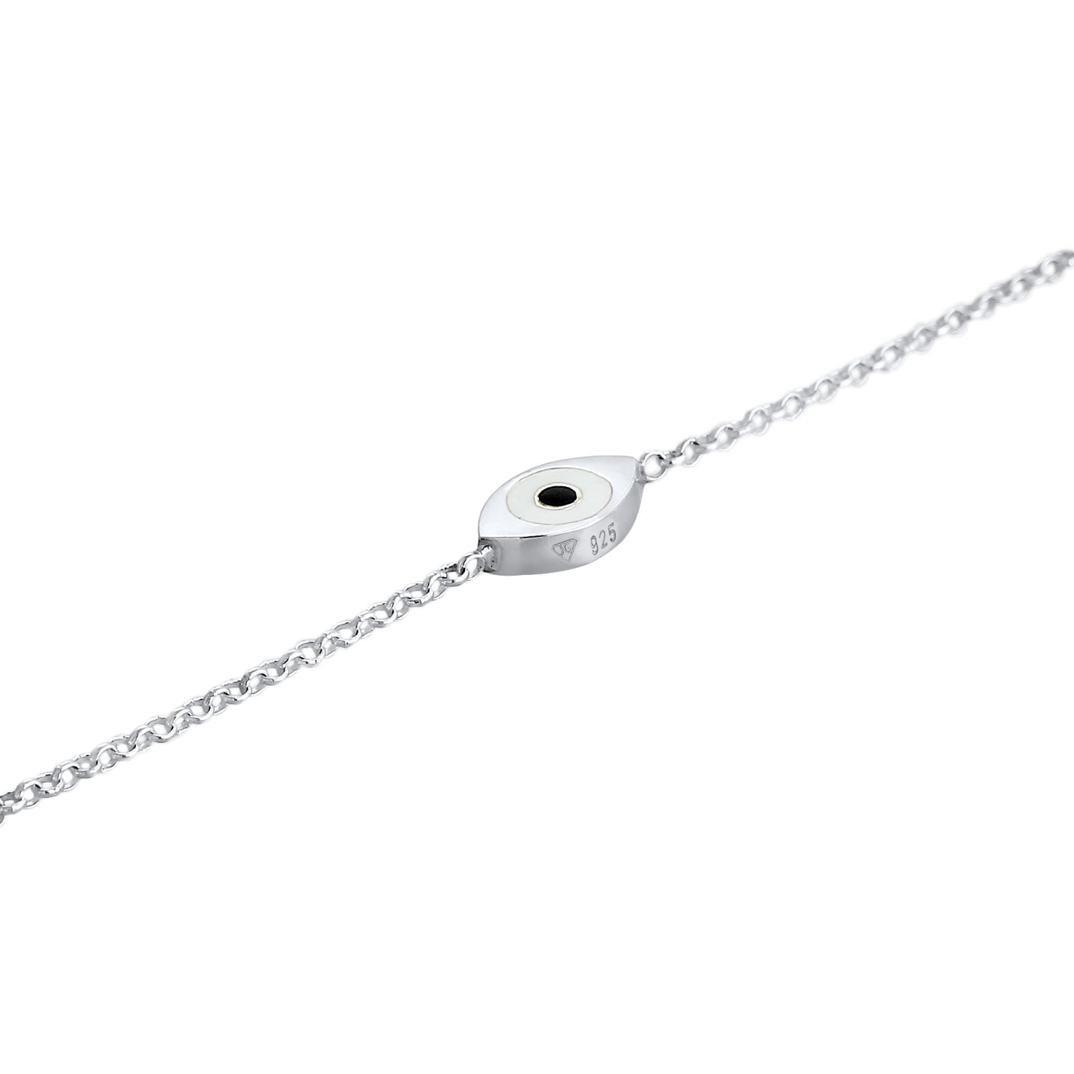 Silber - Elli | Choker Evil Eye | Emaille | 925er Sterling Silber