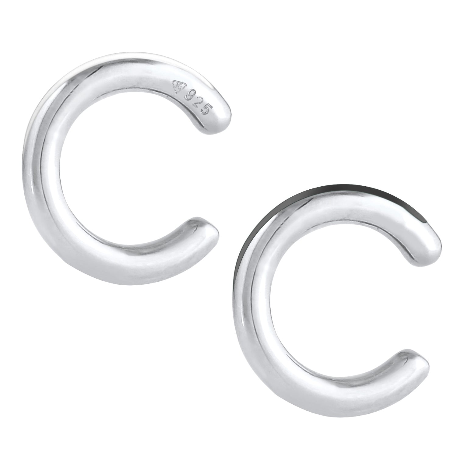 Silber - Elli | Earcuff Set | Emaille | 925er Sterling Silber
