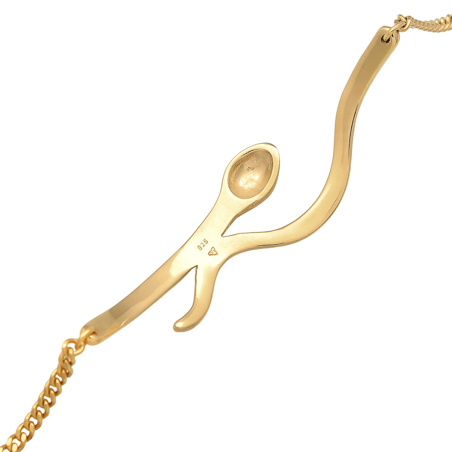 Gold - Elli | Armband Schlange | 925er Sterling Silber Vergoldet