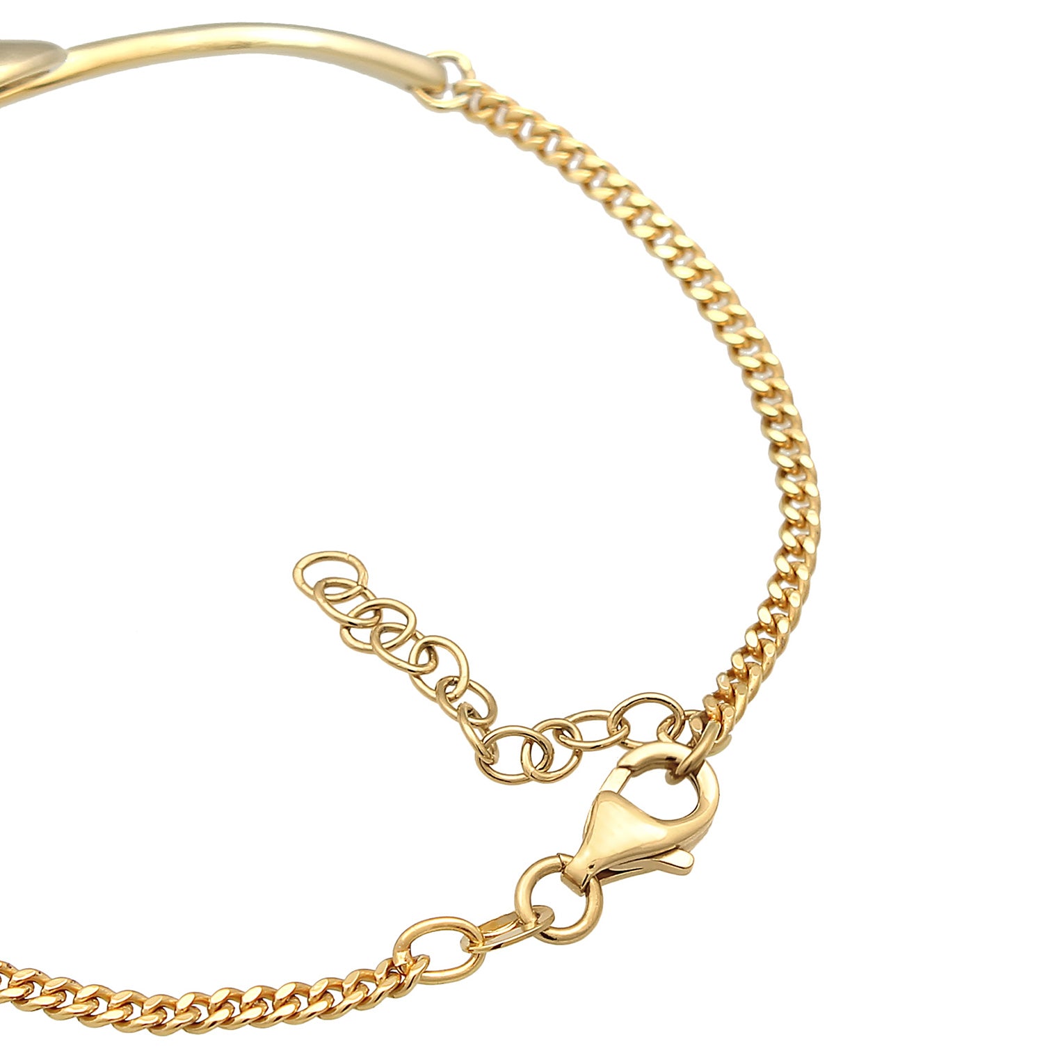 Gold - Elli | Armband Schlange | 925er Sterling Silber Vergoldet