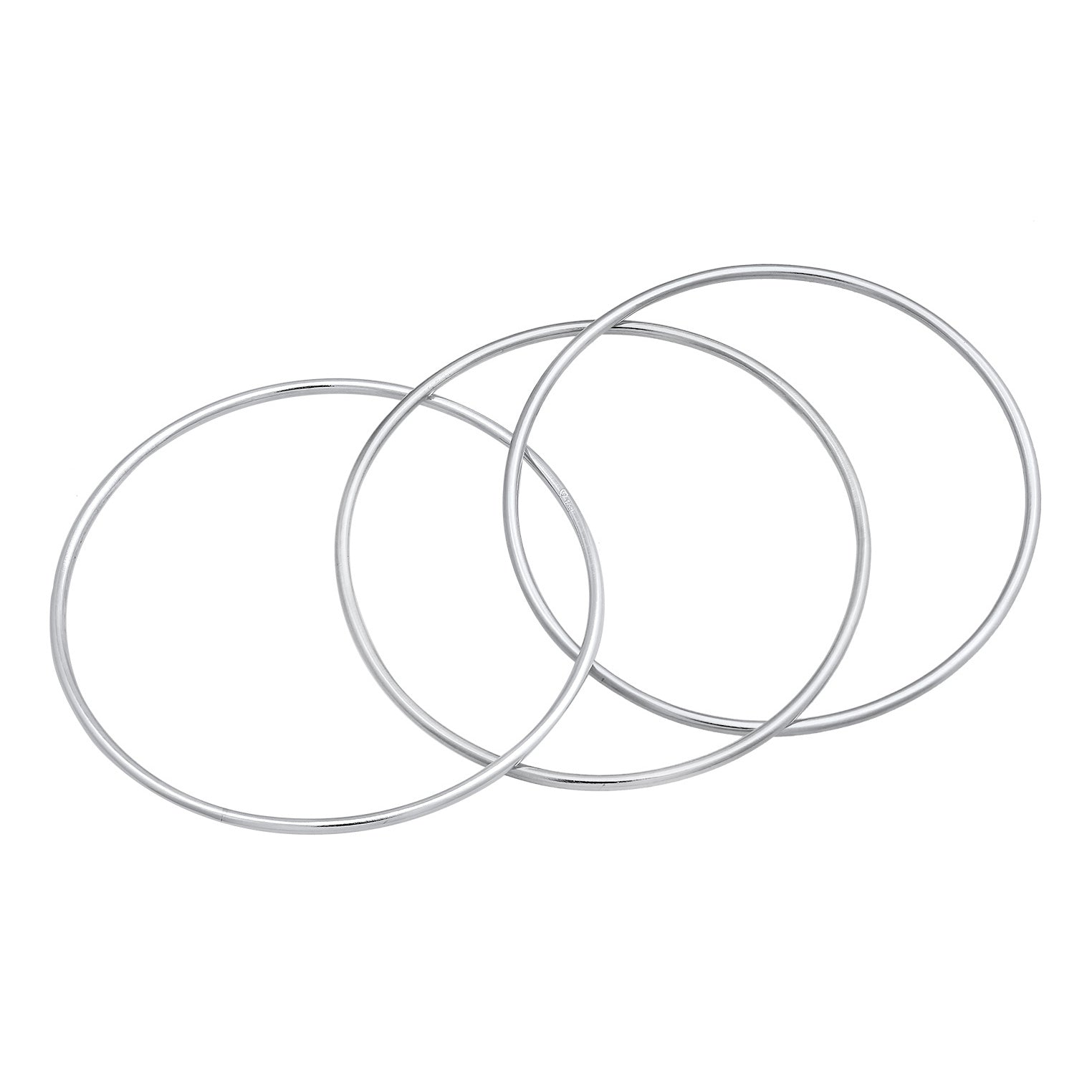Silber - Elli PREMIUM | Armreif Verschlungen | 925er Sterling Silber