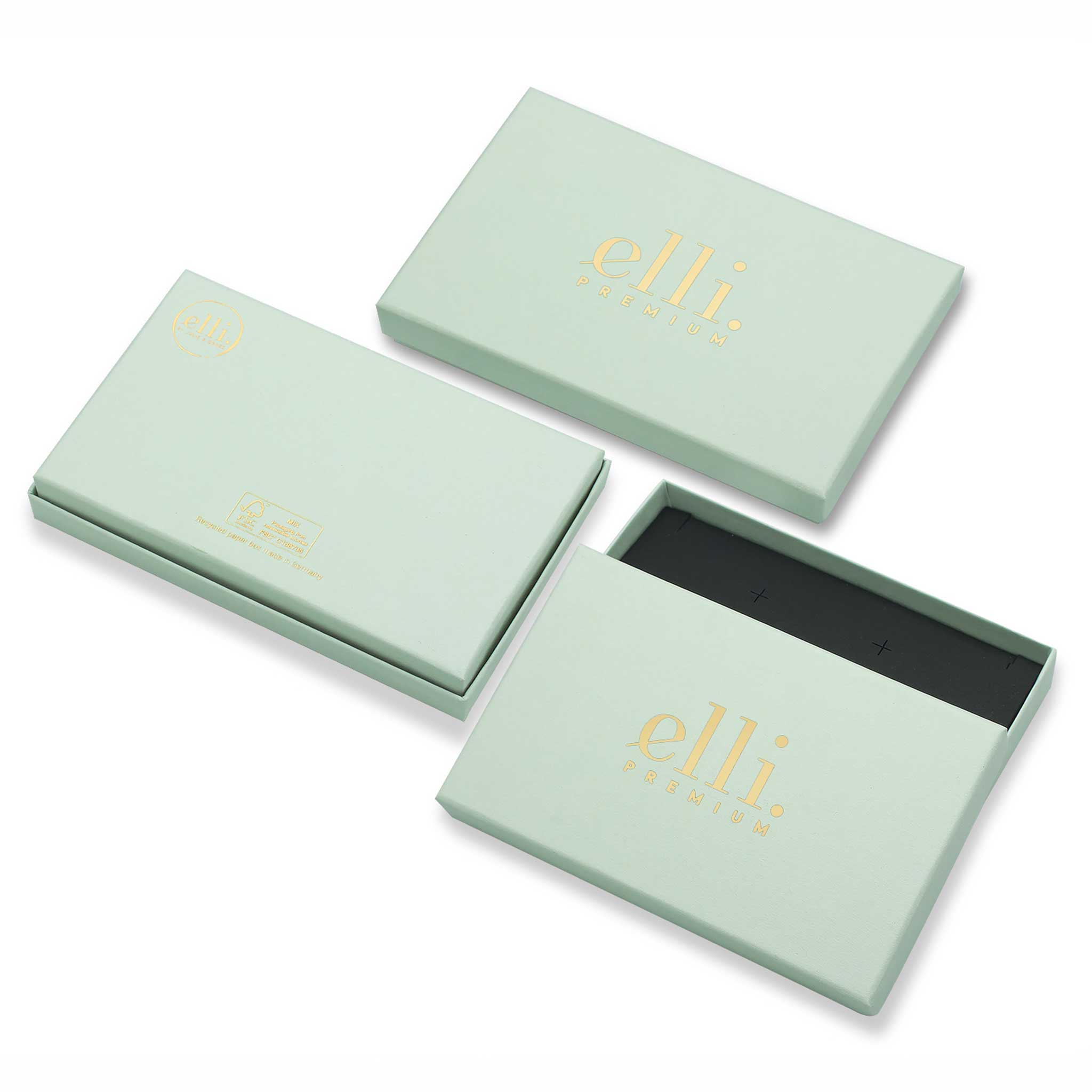Gold - Elli PREMIUM | Armreif Verschlungen | 925er Sterling Silber Vergoldet