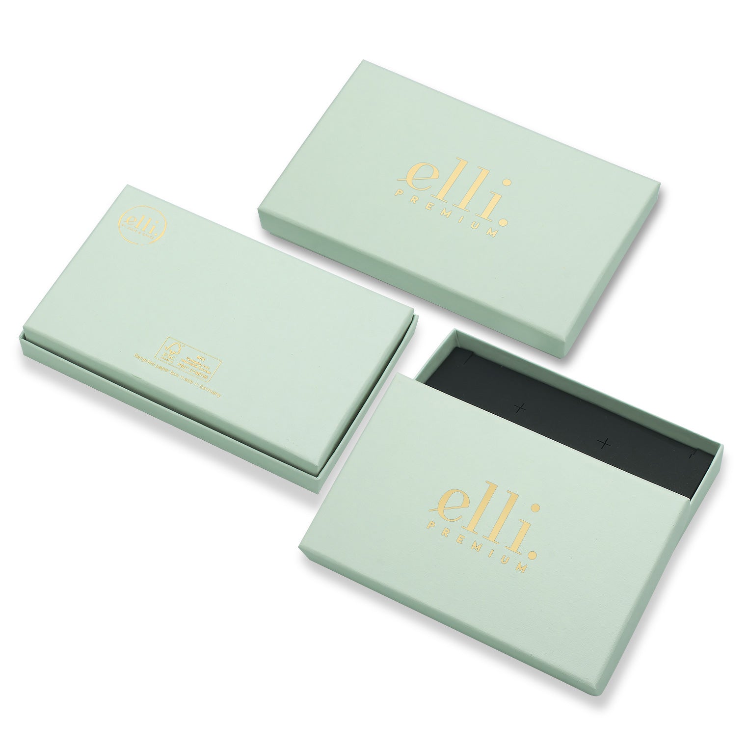 Zweifarbig - Elli PREMIUM | Armreif 2er Set Bicolor | 925 Sterling Silber